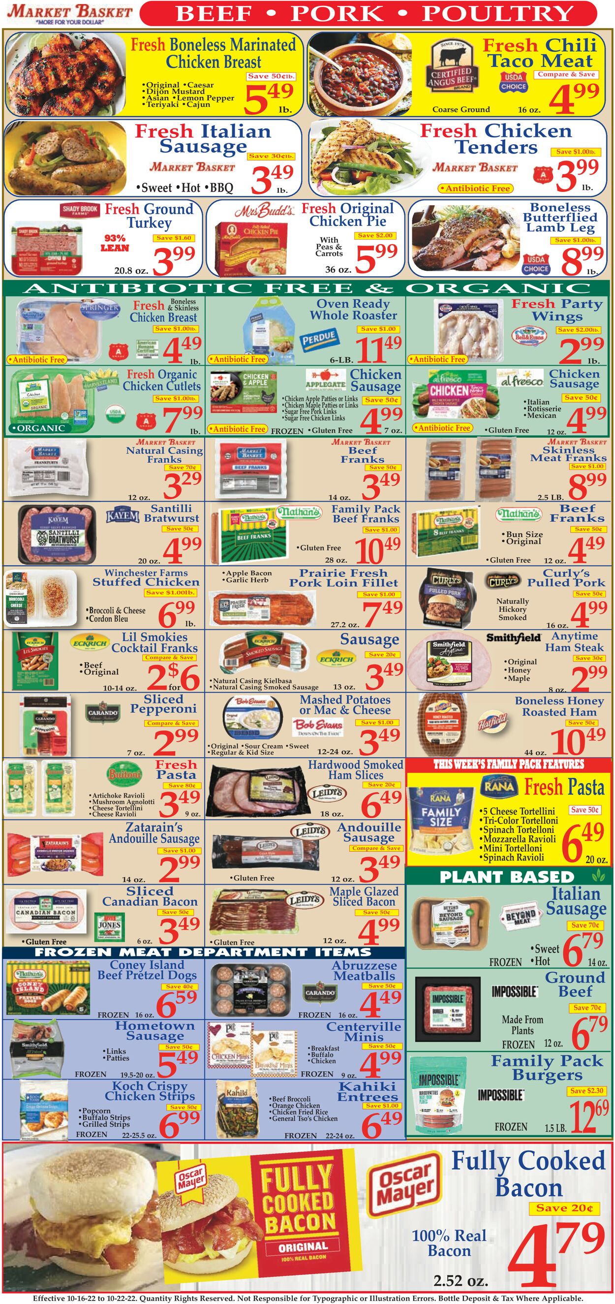 Catalogue Market Basket from 10/16/2022