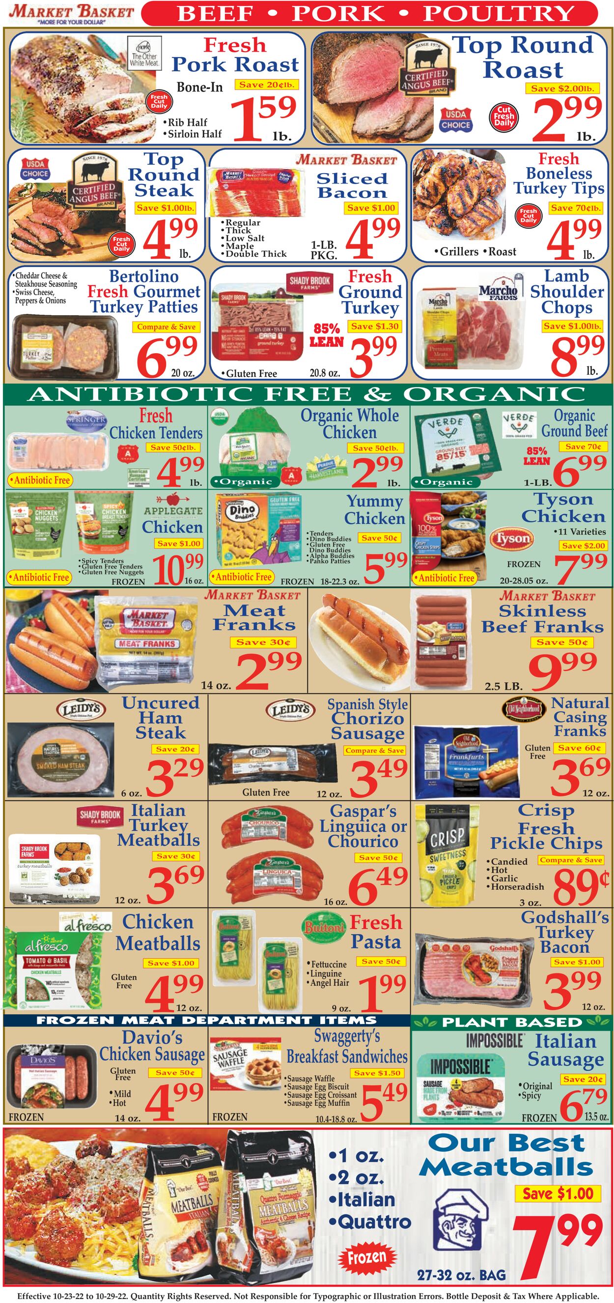 Catalogue Market Basket from 10/23/2022