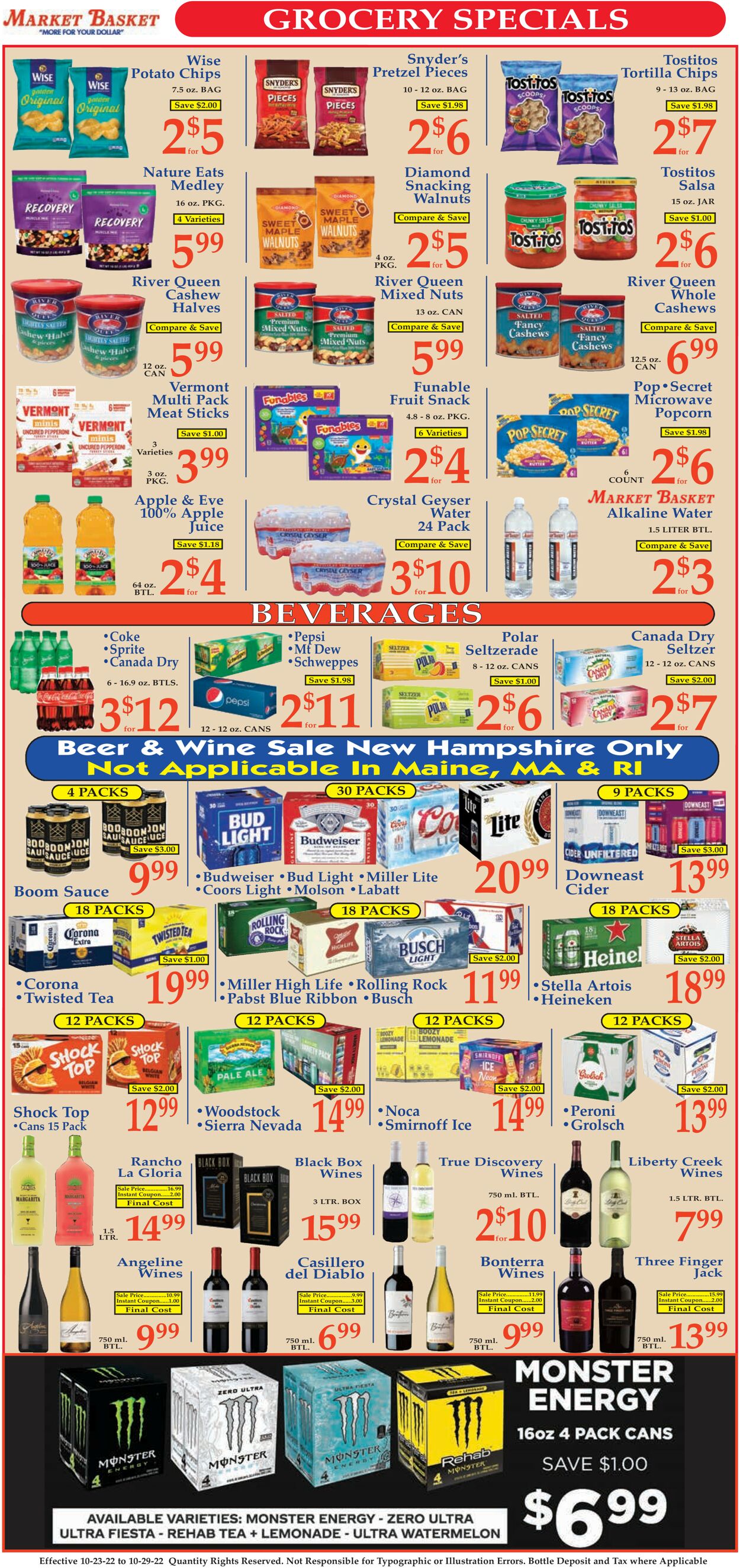 Catalogue Market Basket from 10/23/2022