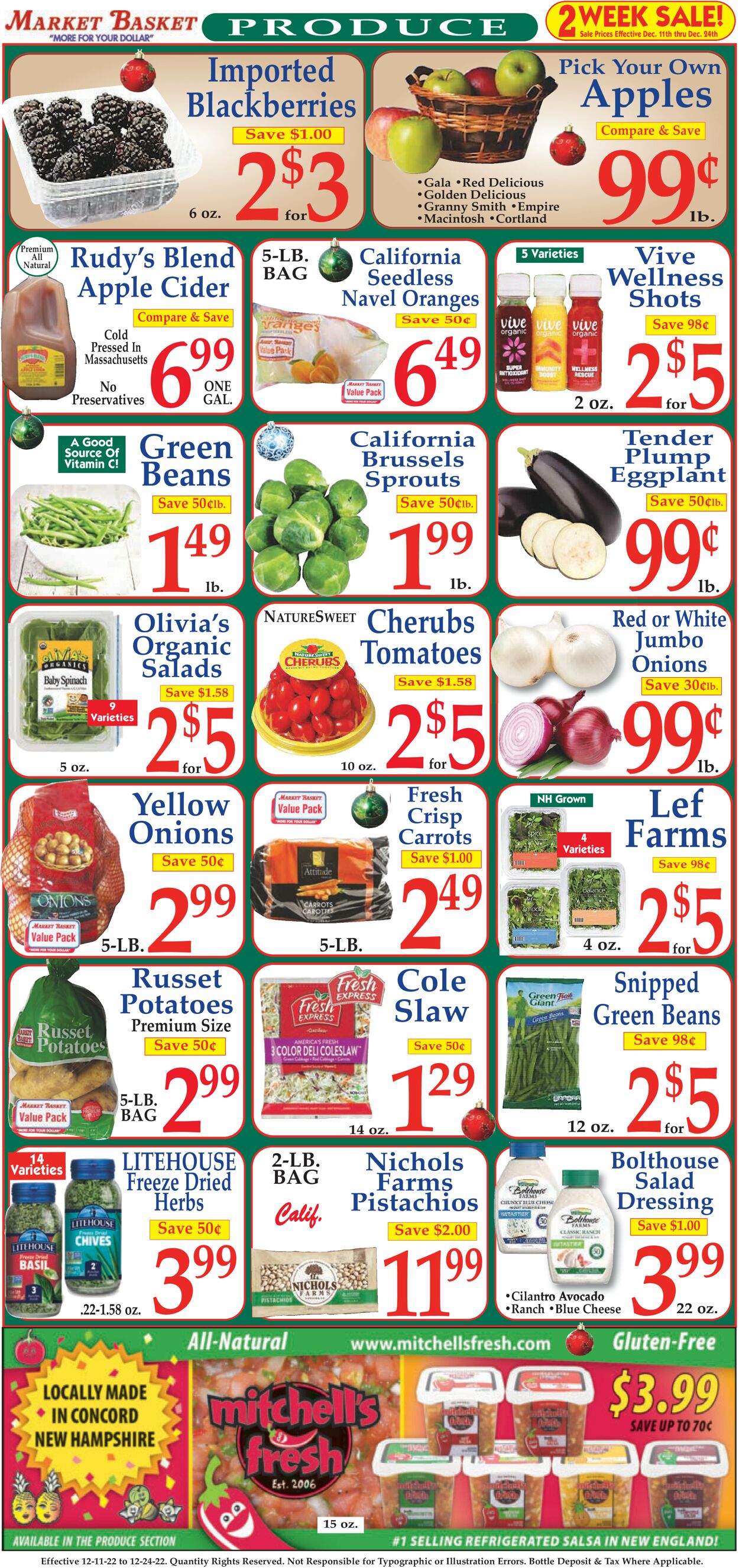 Catalogue Market Basket from 12/11/2022