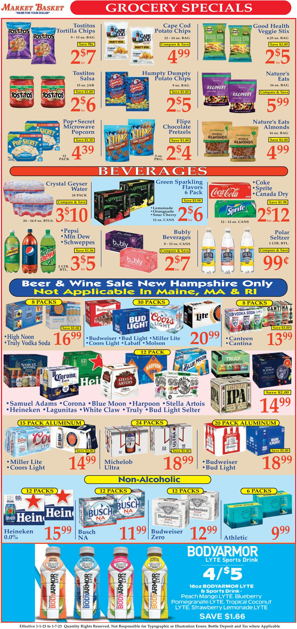 Catalogue Market Basket from 01/01/2023