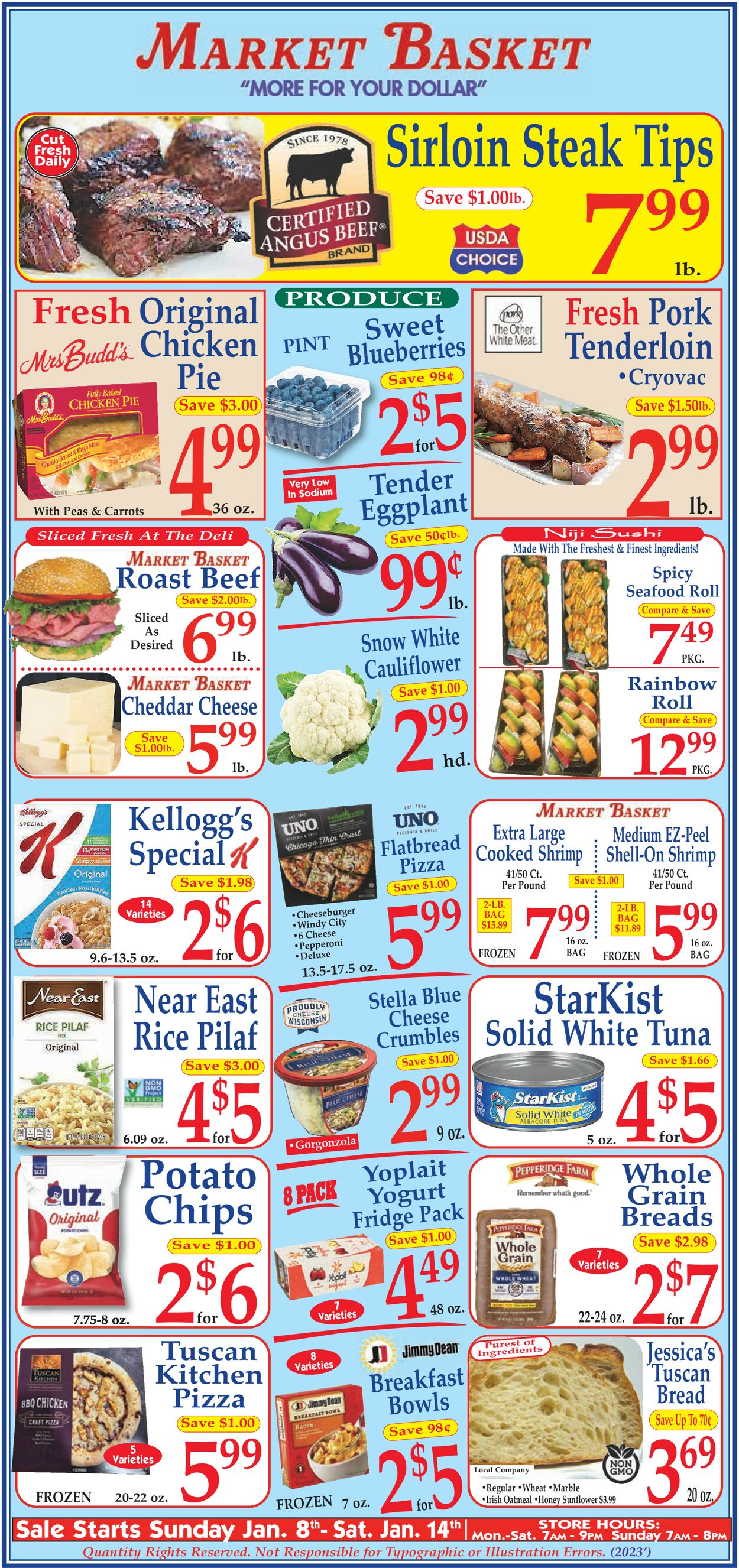 Catalogue Market Basket from 01/08/2023