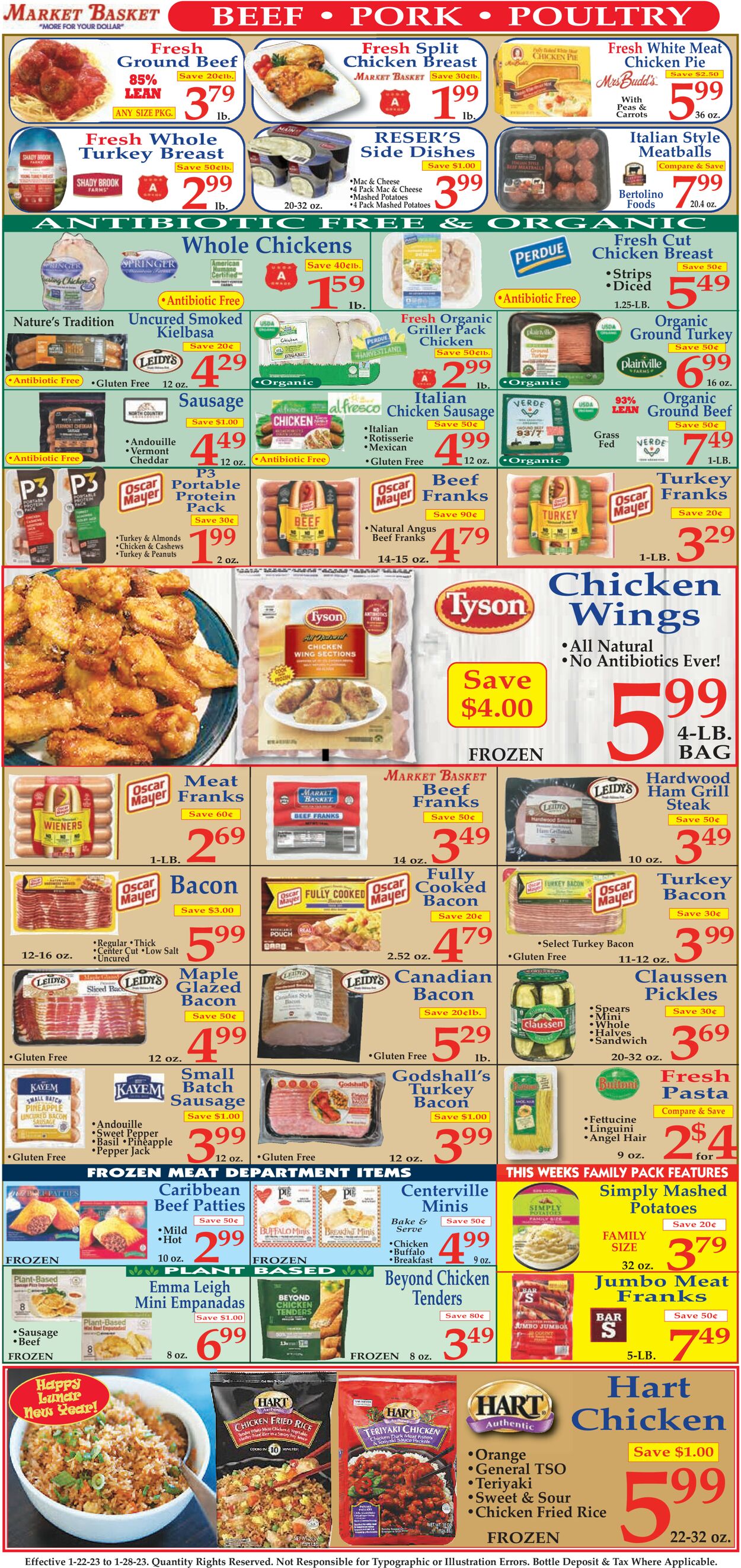 Catalogue Market Basket from 01/22/2023