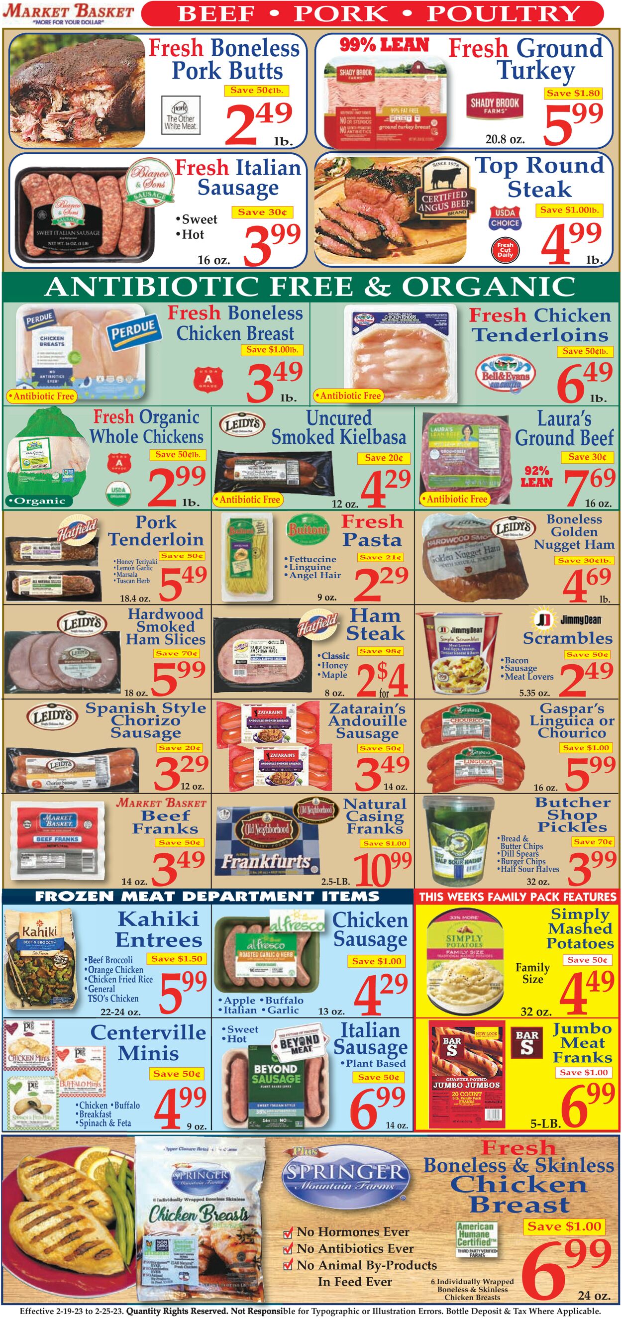 Catalogue Market Basket from 02/19/2023