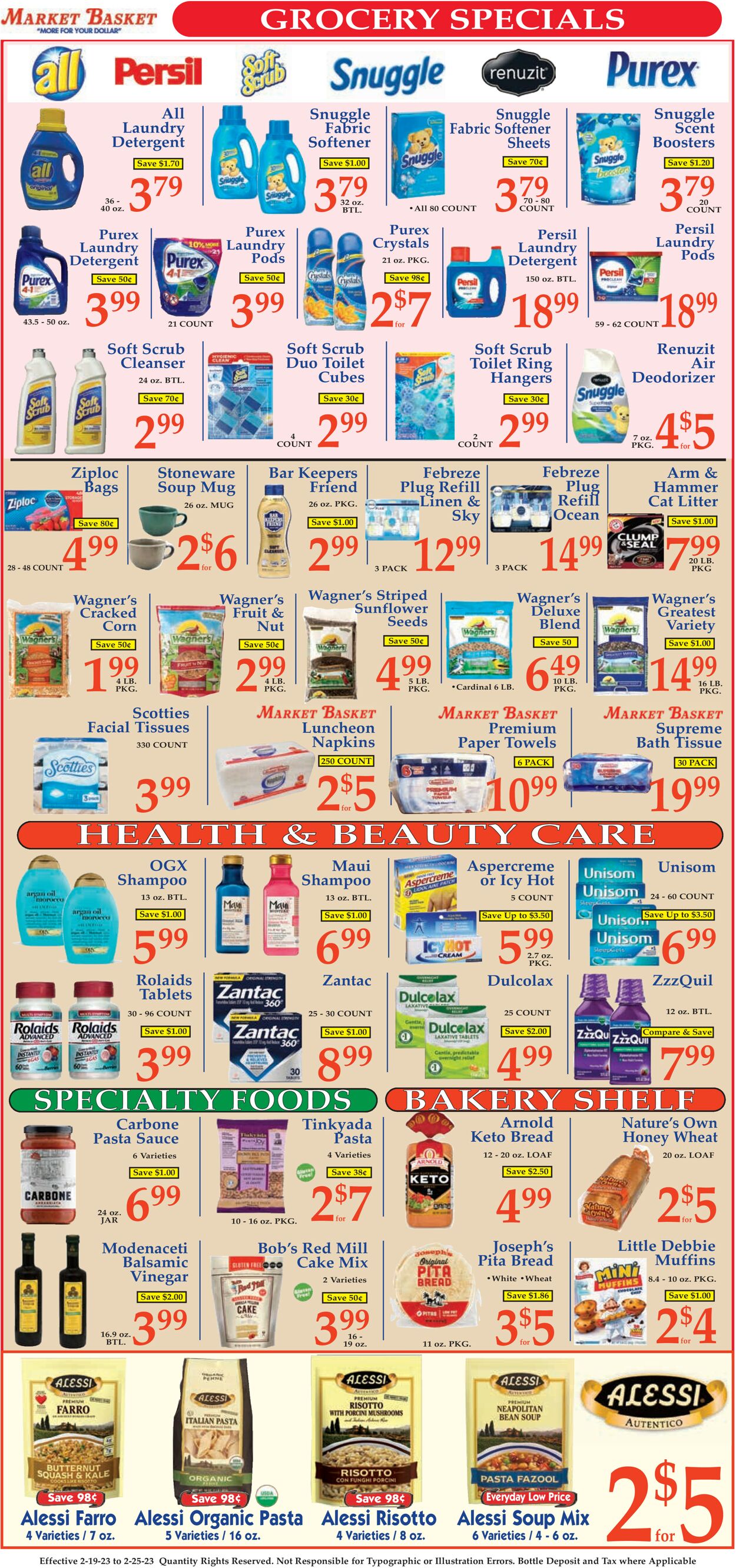 Catalogue Market Basket from 02/19/2023