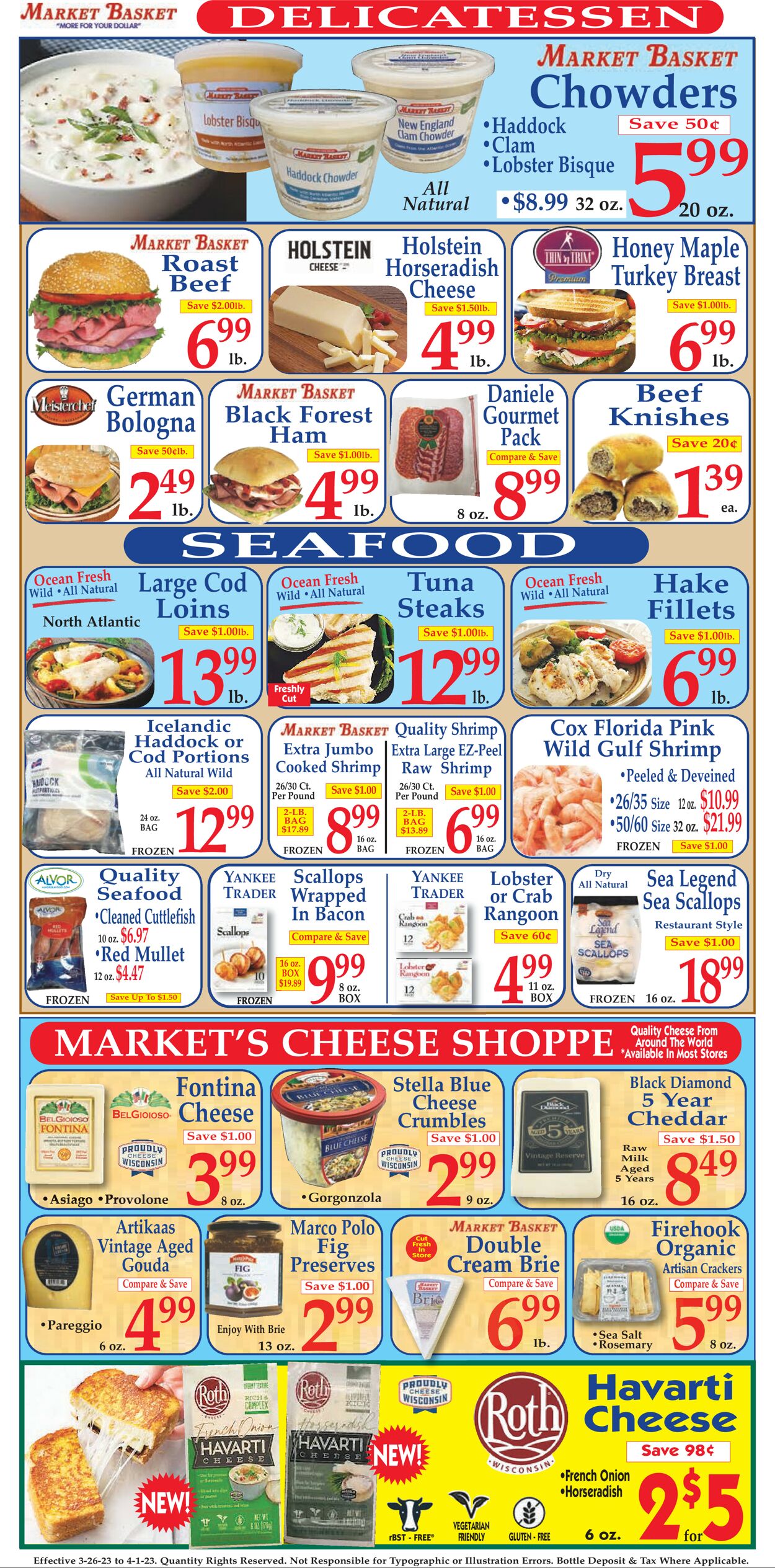 Catalogue Market Basket from 03/26/2023