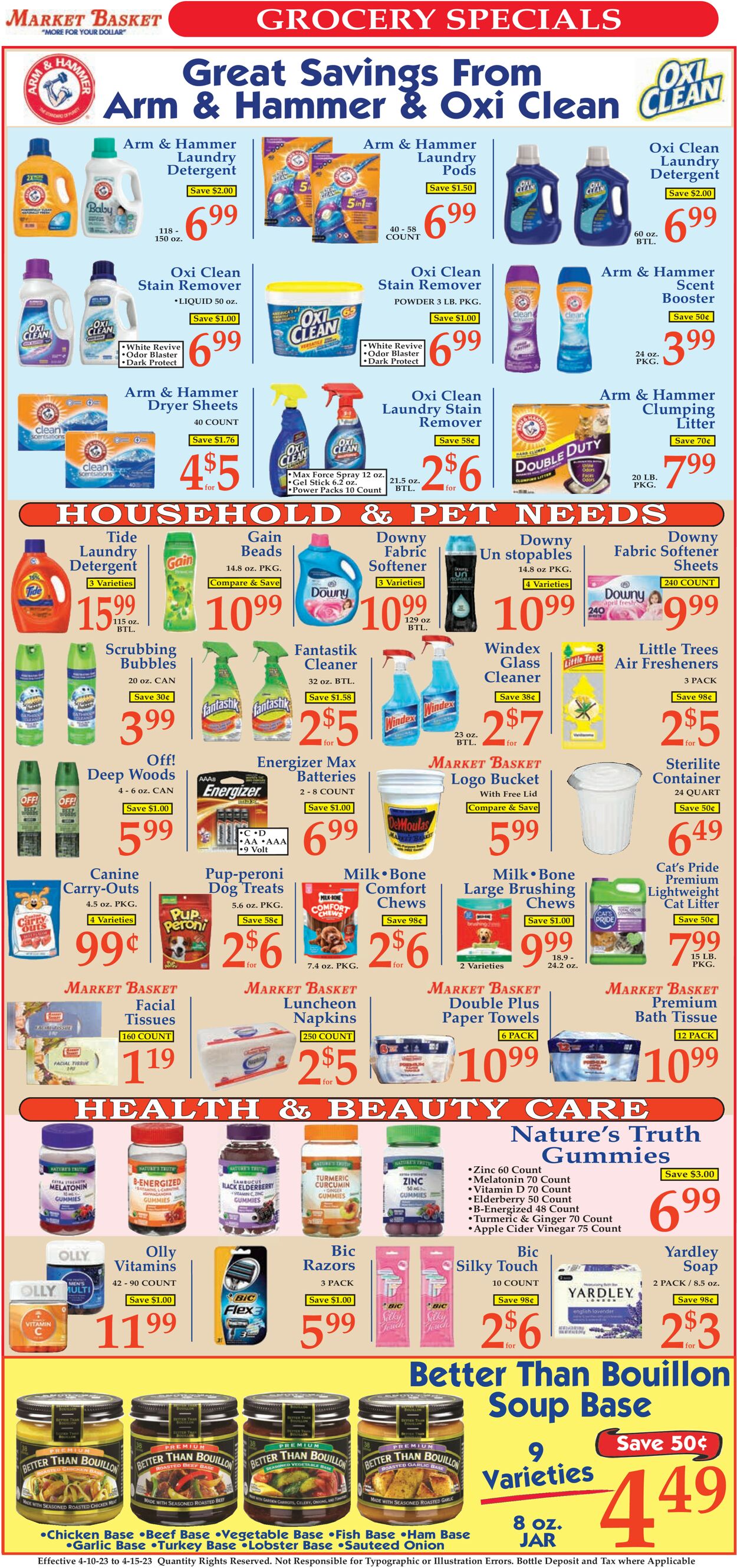 Catalogue Market Basket from 04/10/2023
