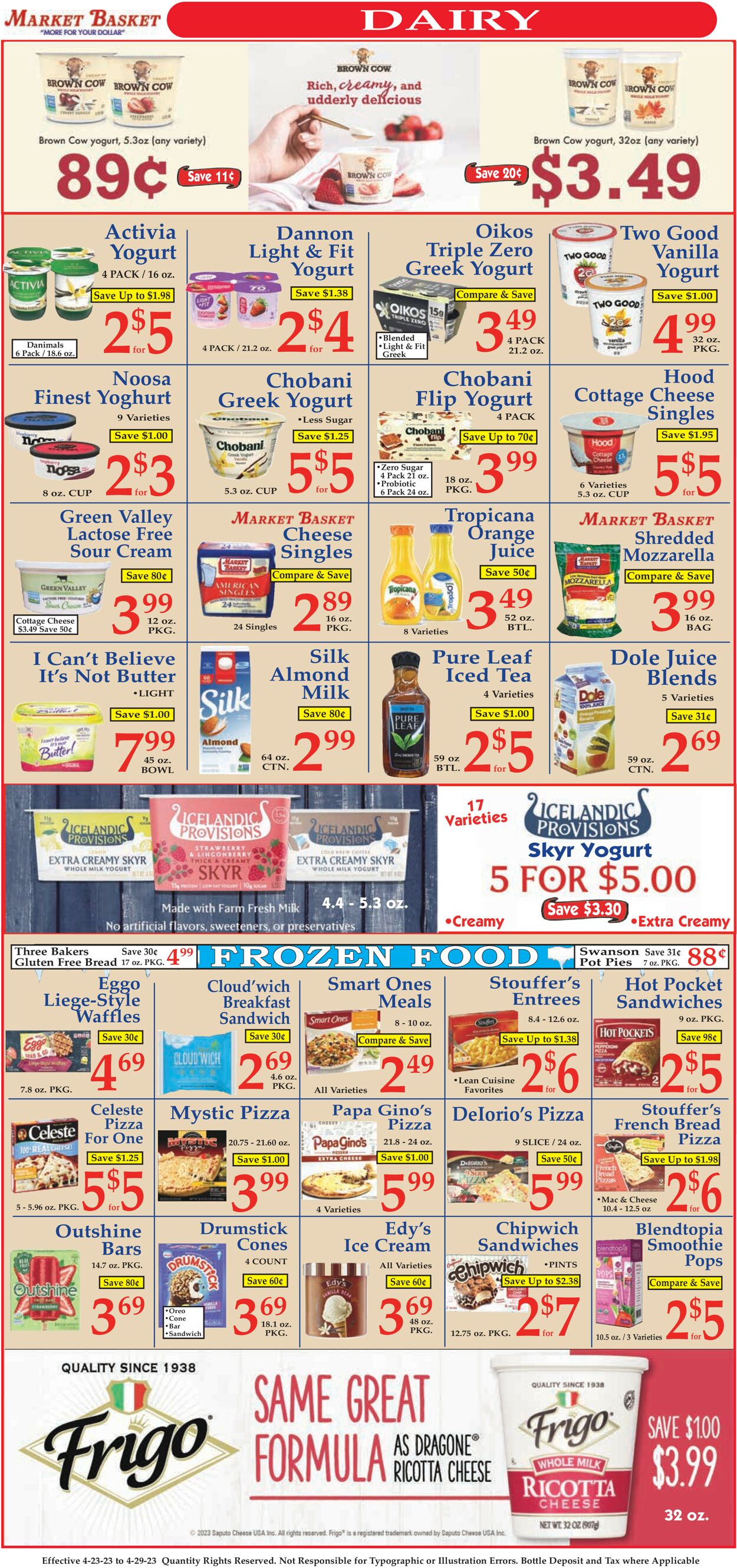 Catalogue Market Basket from 04/23/2023