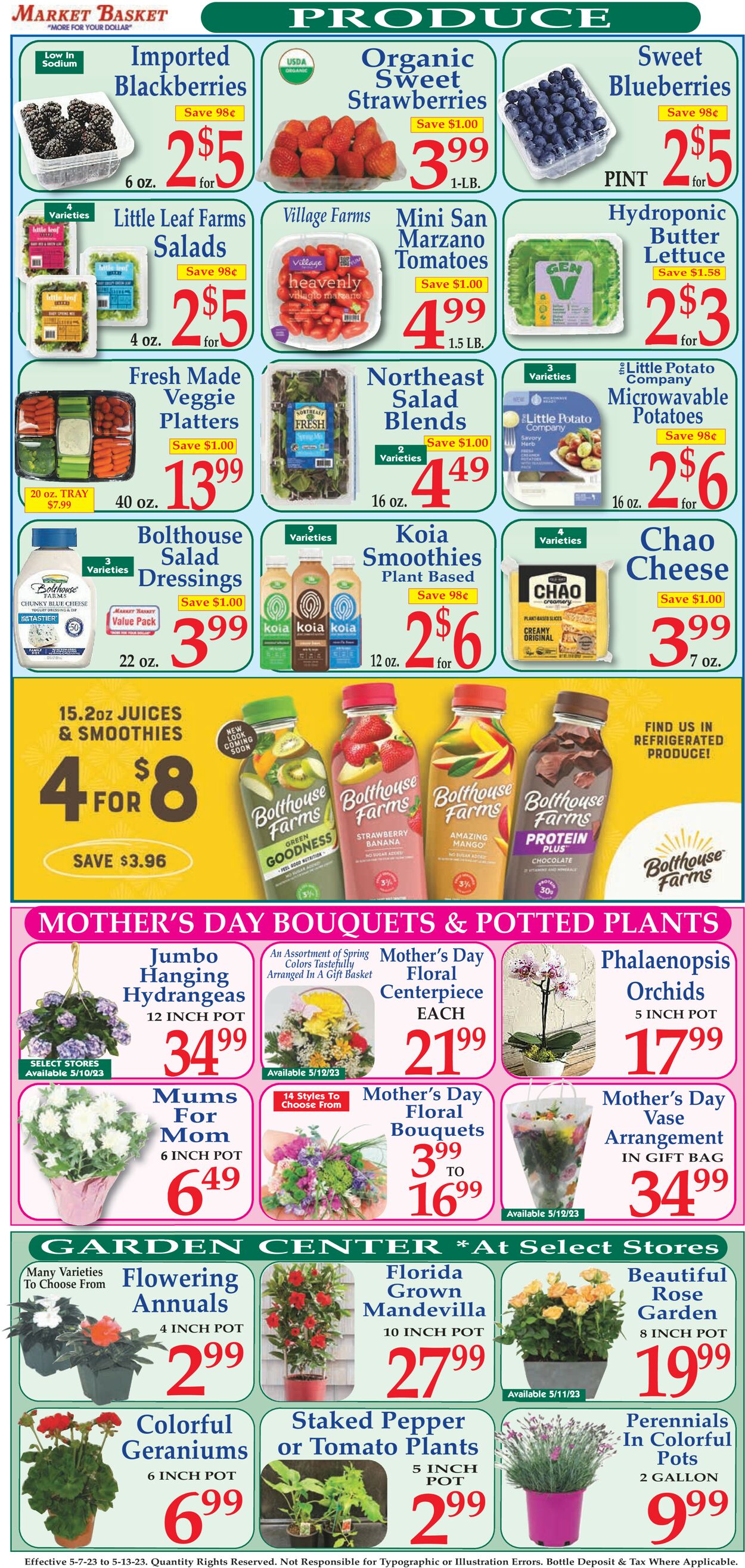 Catalogue Market Basket from 05/07/2023