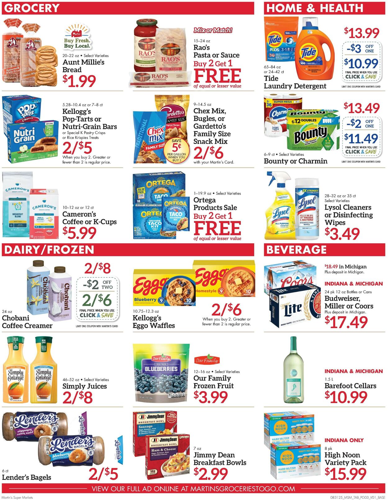 Catalogue Martin’s from 08/31/2025