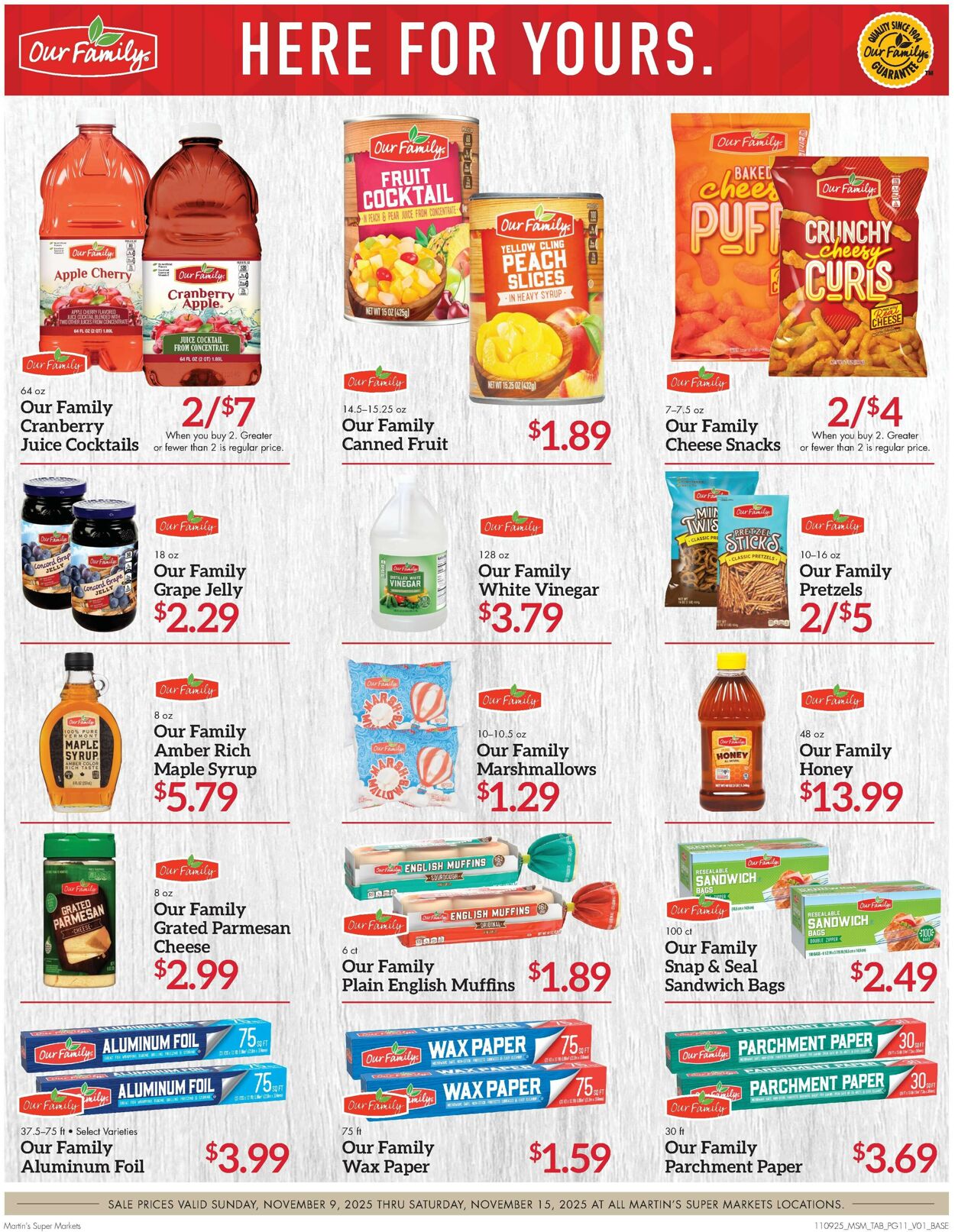 Catalogue Martin’s from 11/09/2025