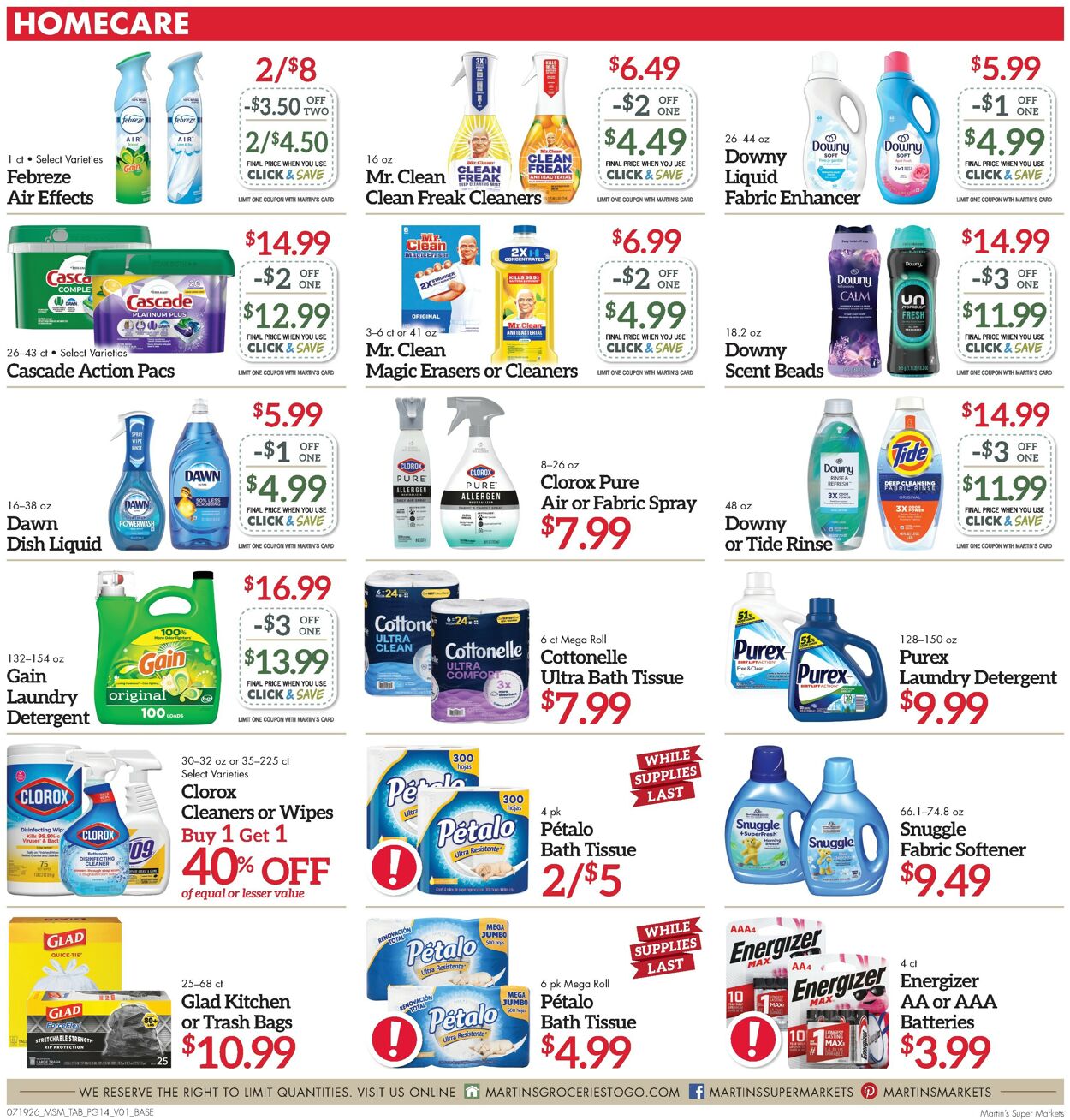 Catalogue Martin’s from 07/19/2026