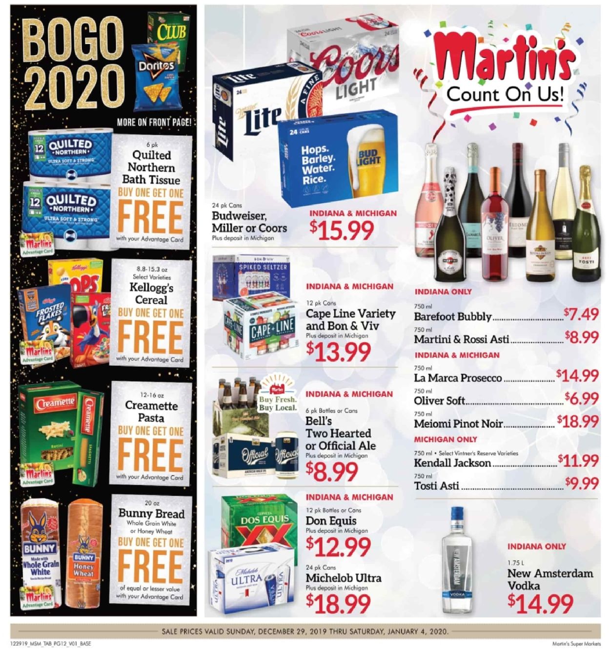 Catalogue Martin’s - New Year's Ad 2019/2020 from 12/29/2019