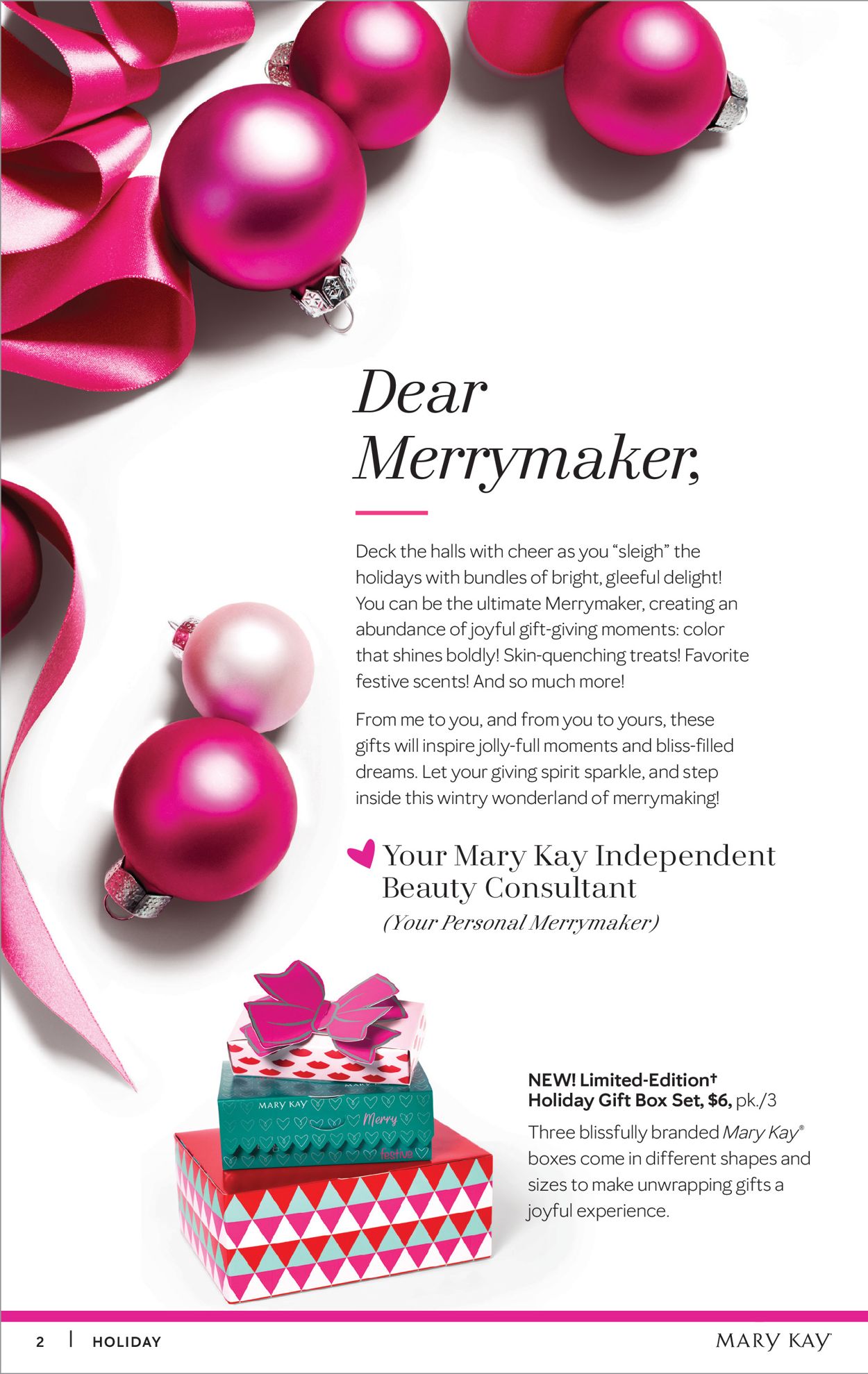 Catalogue Mary Kay - Holiday Ad 2019  from 11/13/2019
