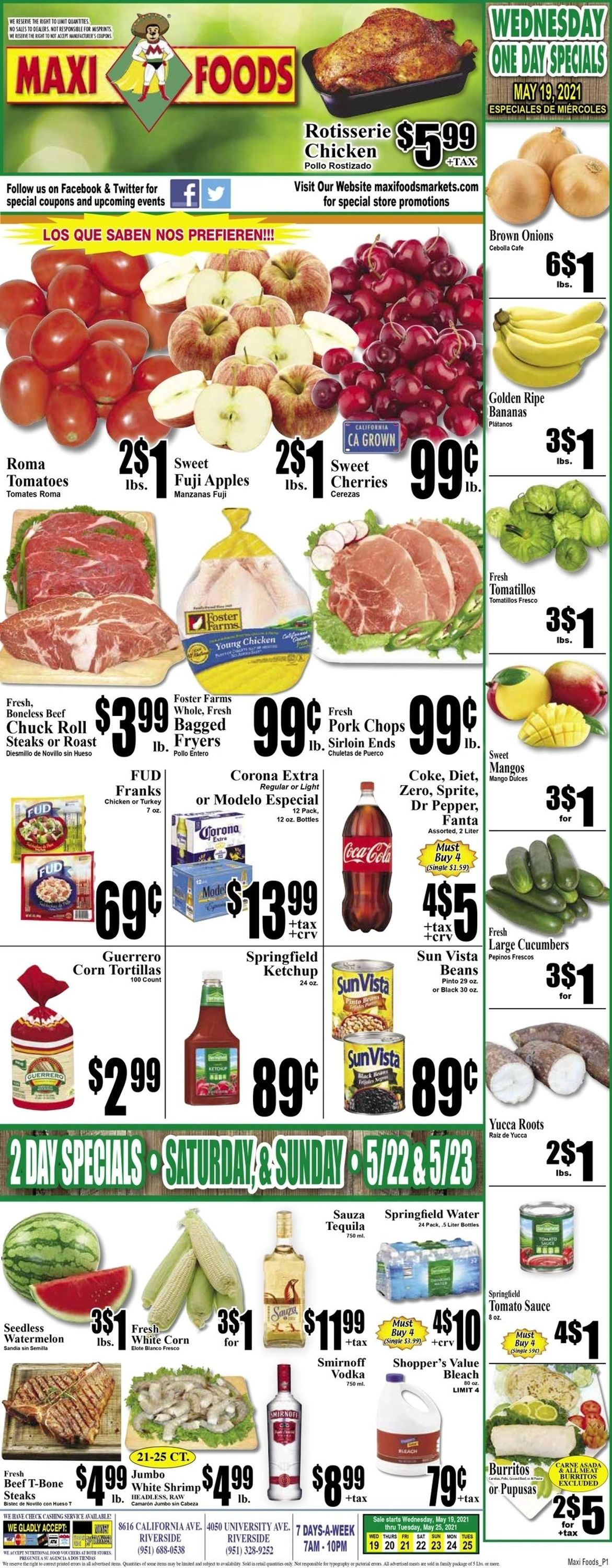 Catalogue Maxi Foods from 05/19/2021