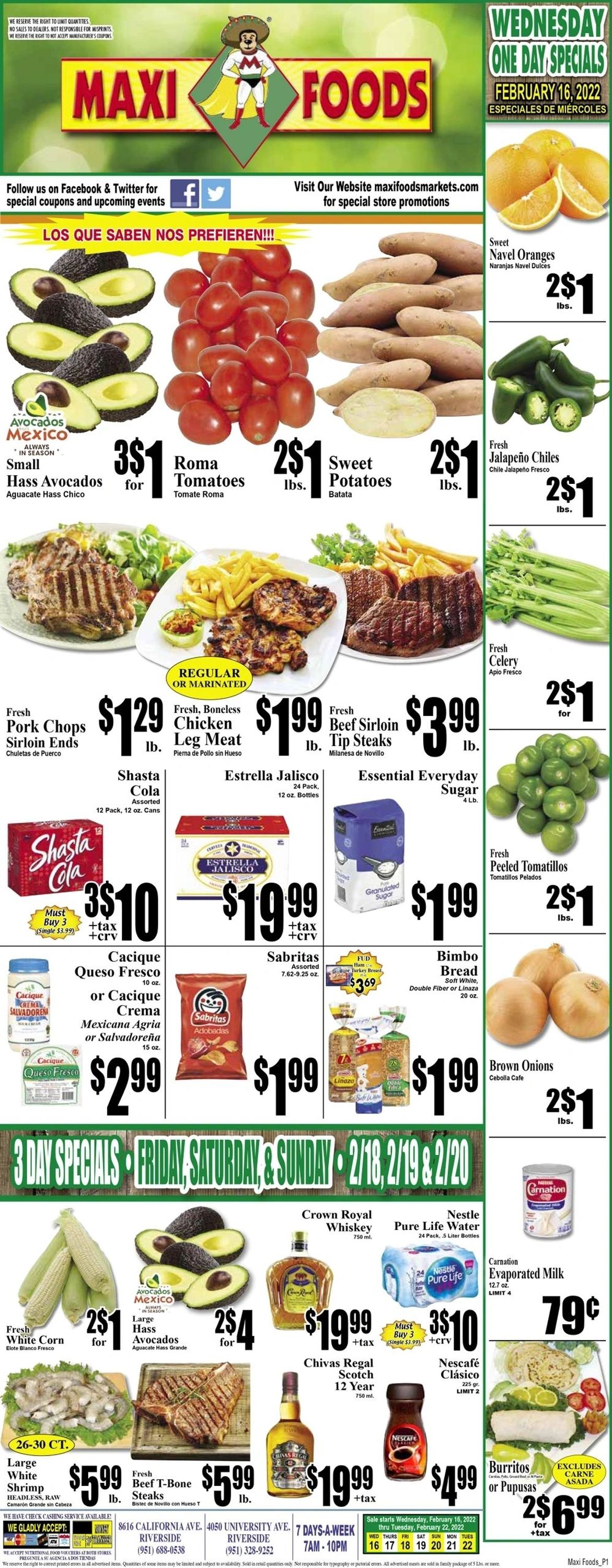 Catalogue Maxi Foods from 02/16/2022