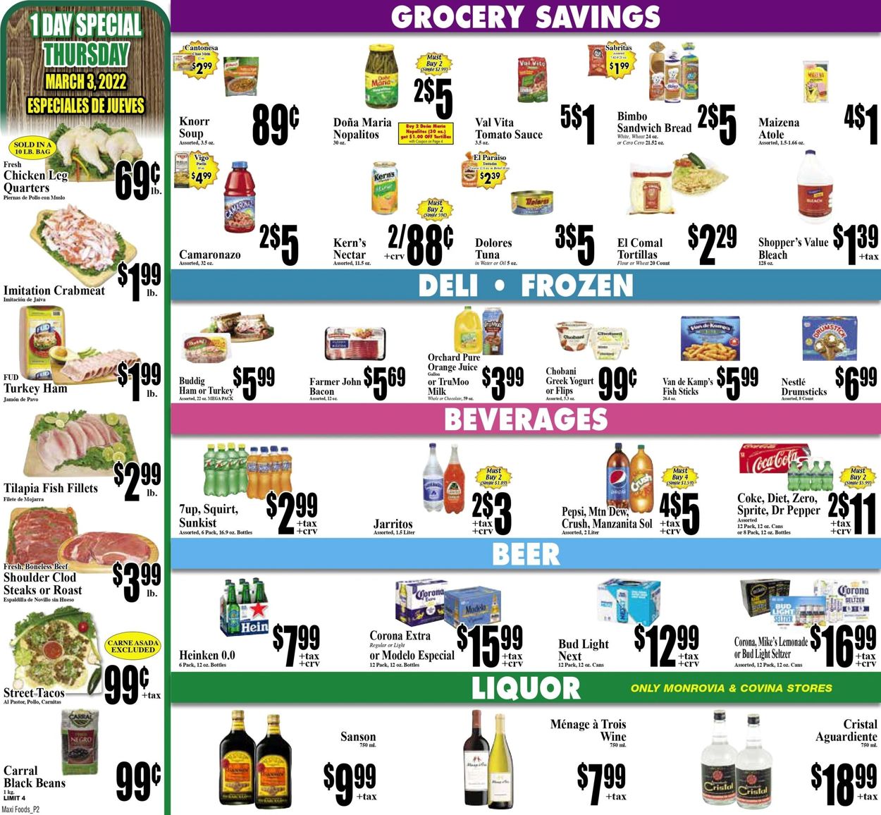 Catalogue Maxi Foods from 03/02/2022