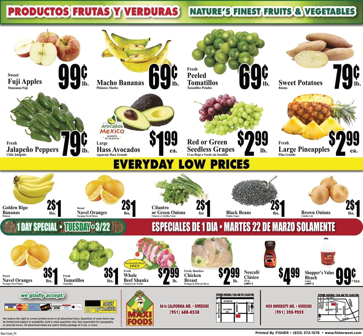 Catalogue Maxi Foods from 03/16/2022