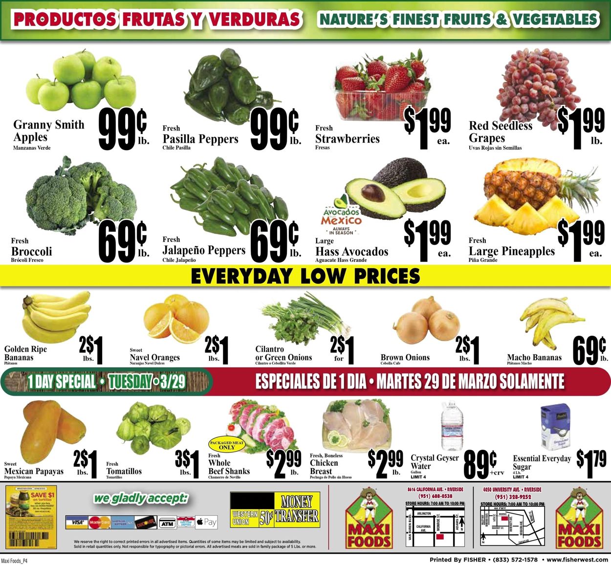 Catalogue Maxi Foods from 03/23/2022