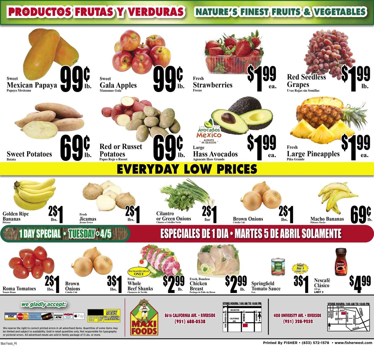 Catalogue Maxi Foods from 03/30/2022
