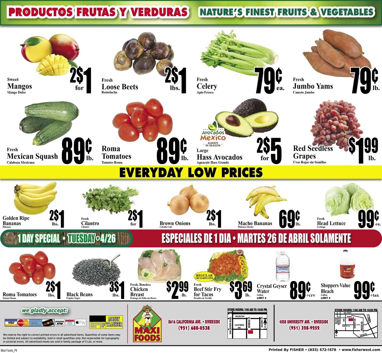 Catalogue Maxi Foods from 04/20/2022