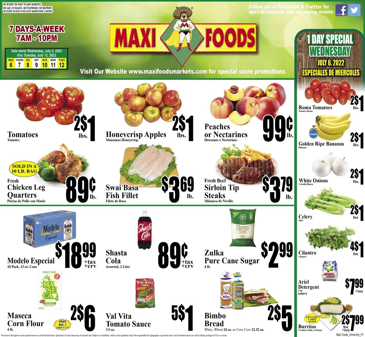 Catalogue Maxi Foods from 07/06/2022
