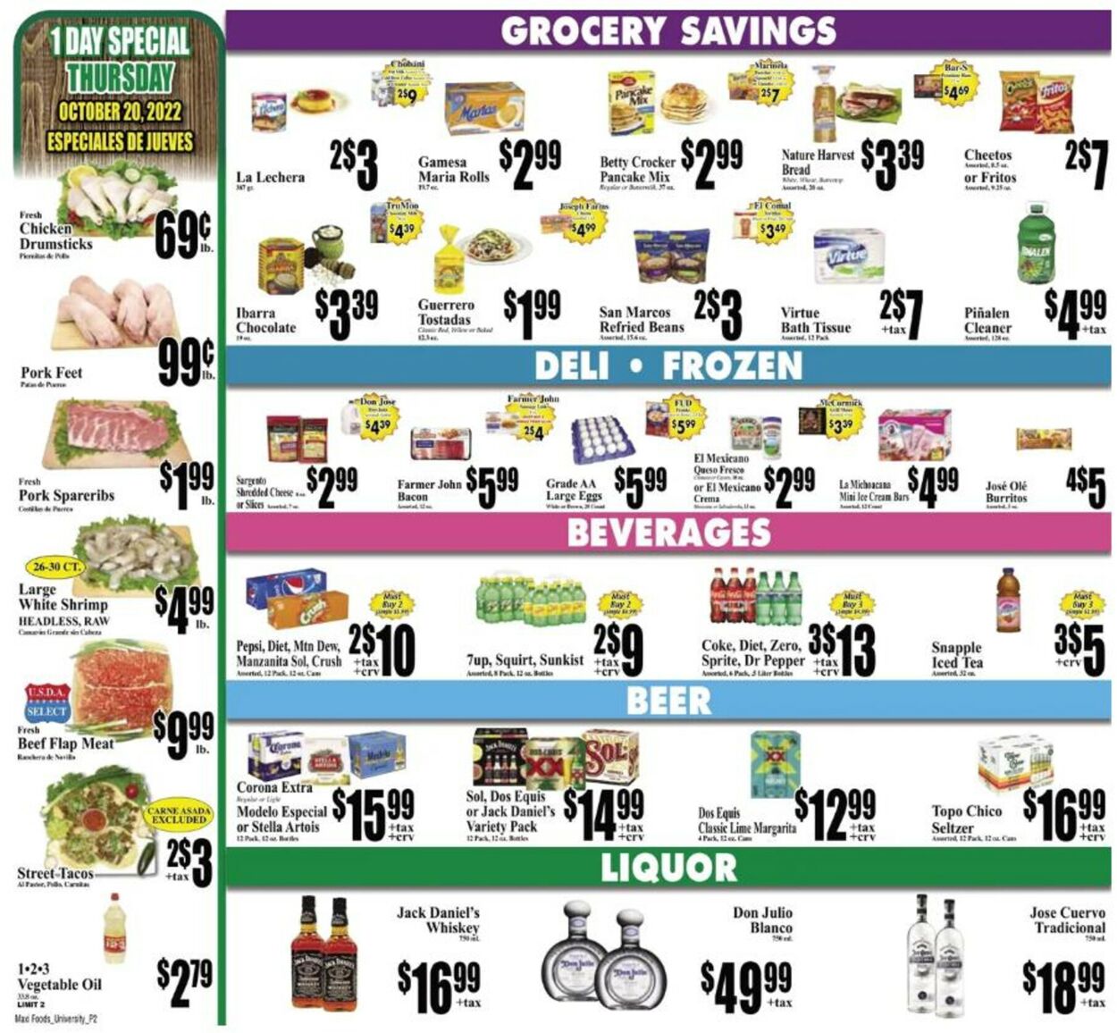 Catalogue Maxi Foods from 10/19/2022