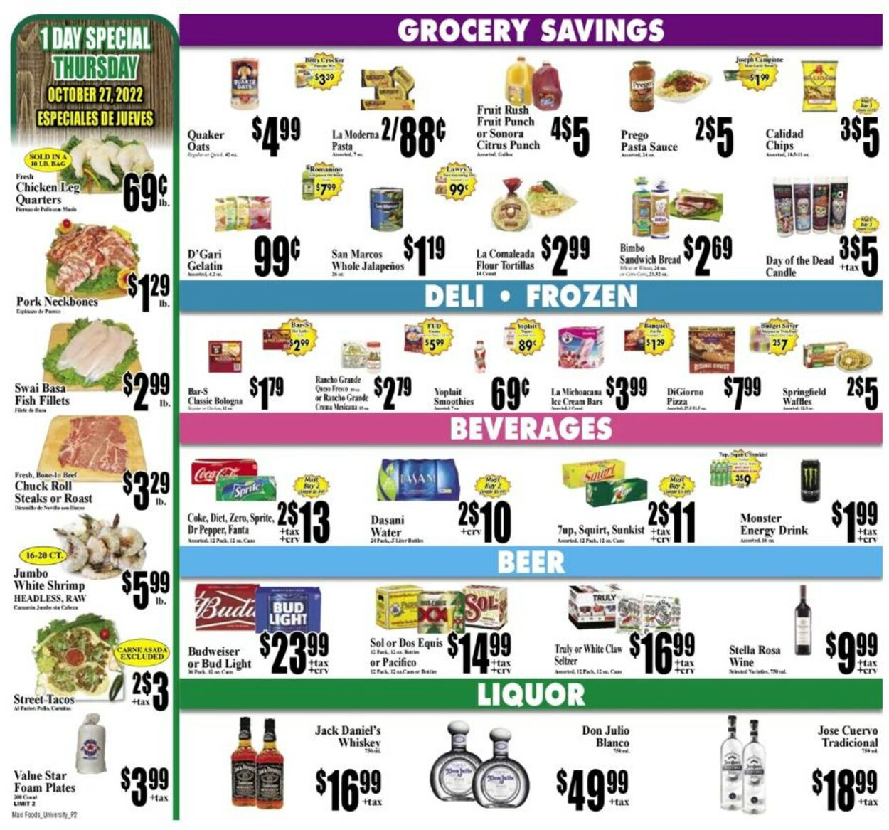 Catalogue Maxi Foods from 10/26/2022