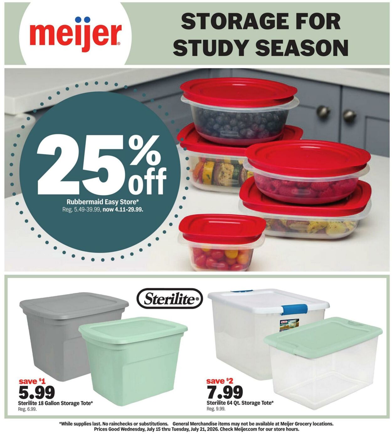 Catalogue Meijer from 07/15/2026
