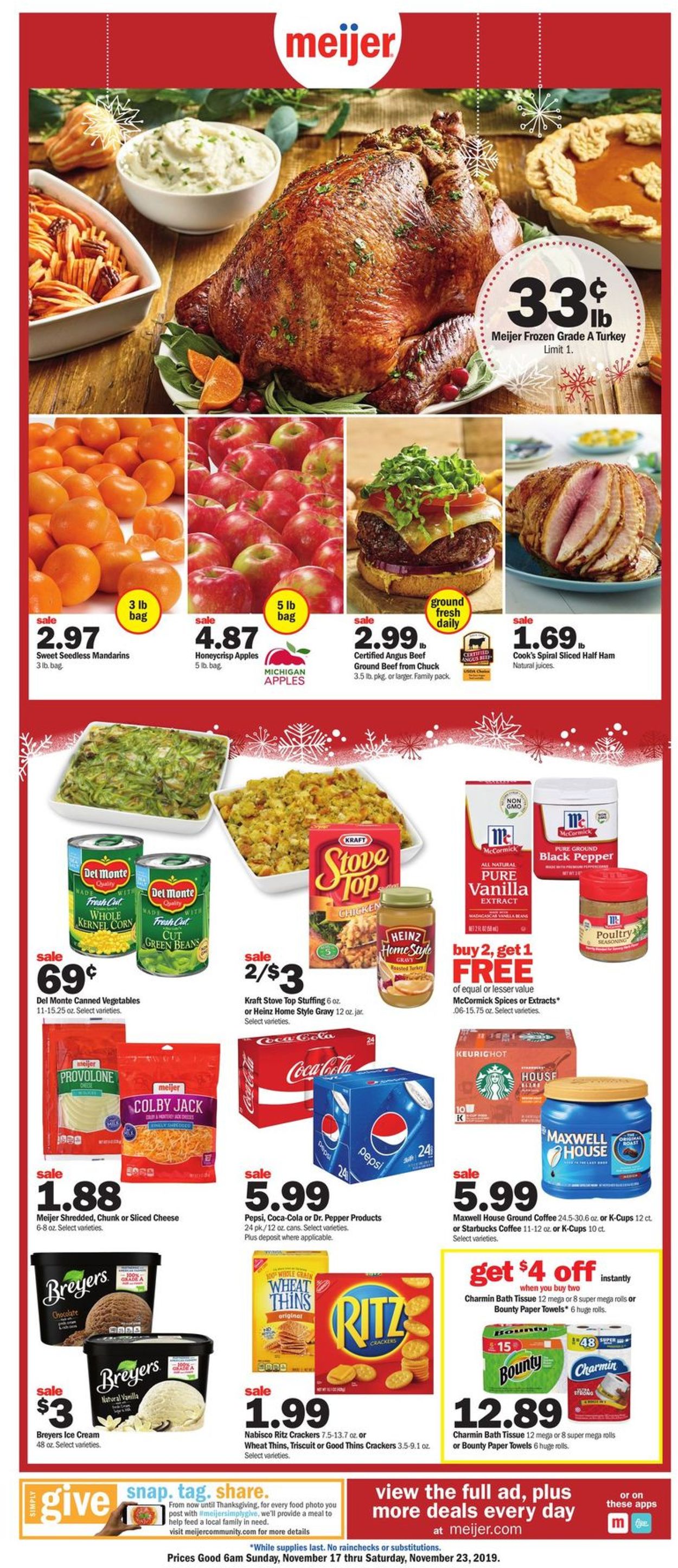 Meijer Current weekly ad 11/17 11/23/2019