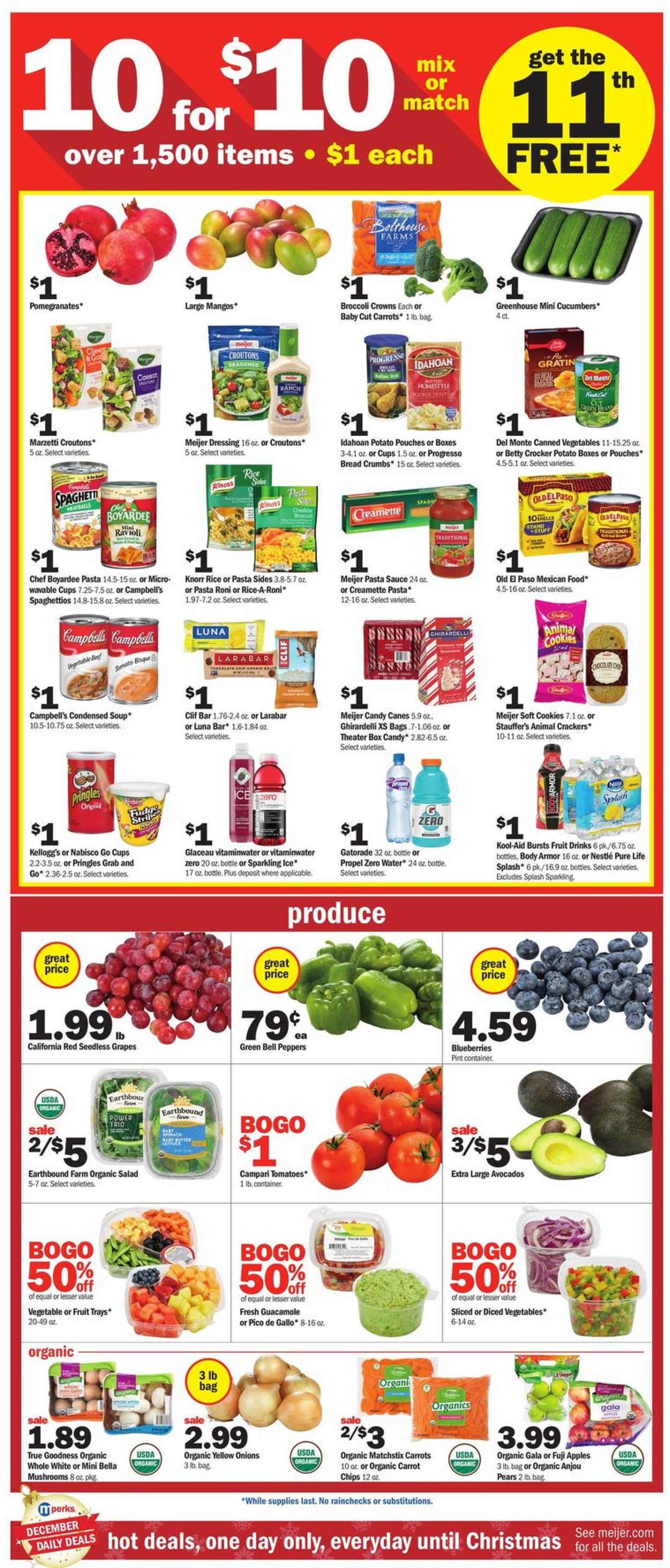 Catalogue Meijer - Holiday Ad 2019 from 12/01/2019