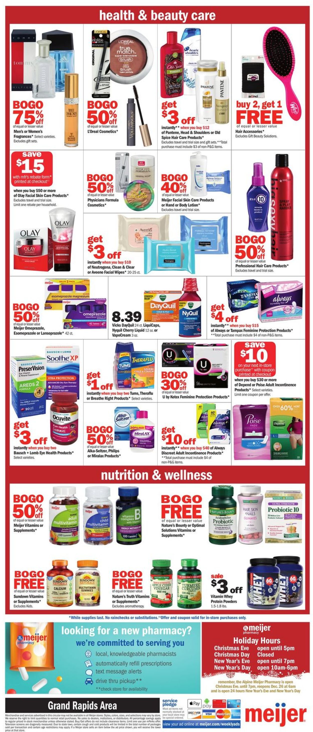 Catalogue Meijer - Holiday Ad 2019 from 12/22/2019