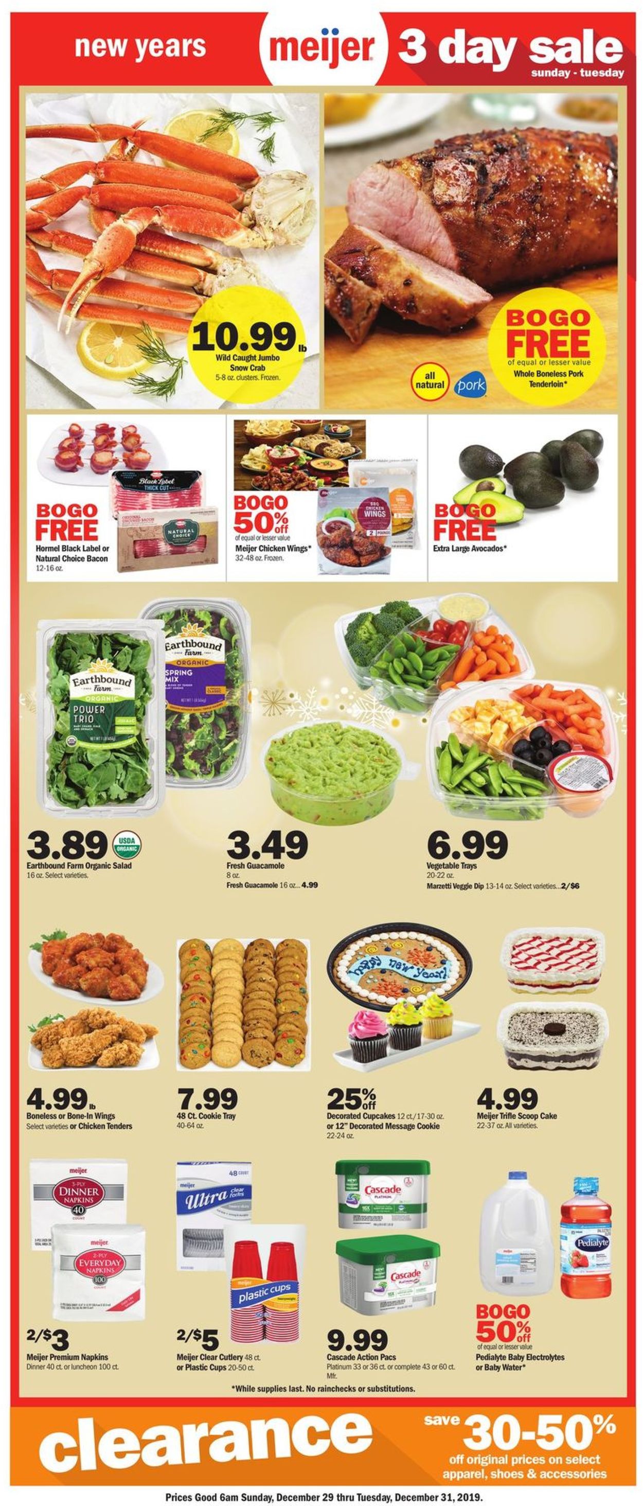 Catalogue Meijer - New Year's Ad 2019 from 12/29/2019