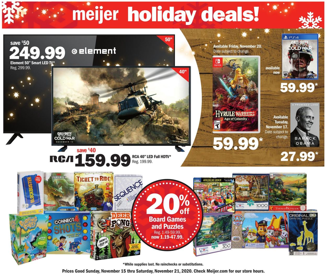 Catalogue Meijer Holiday 2020 from 11/15/2020