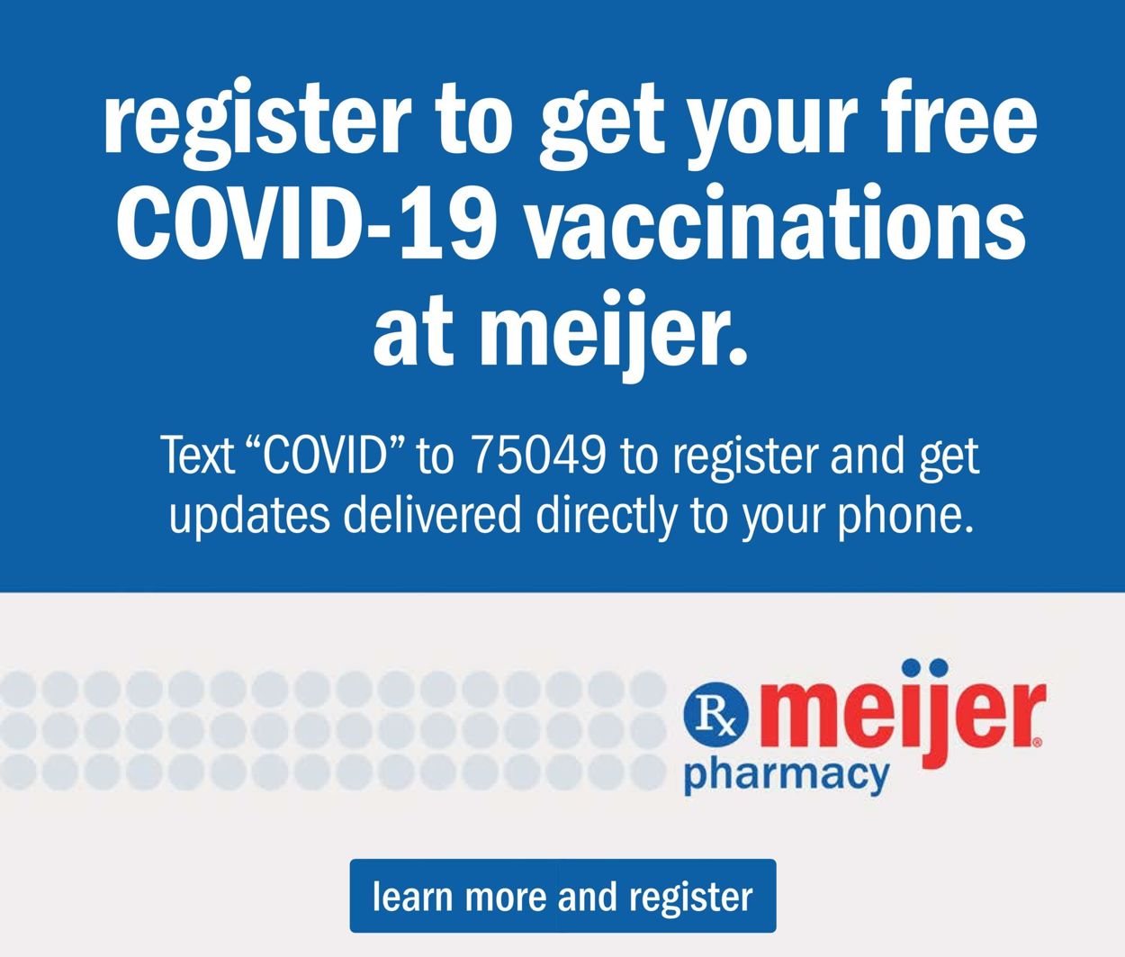 Catalogue Meijer COVID-19 Vaccine Availability 2021     from 01/17/2021