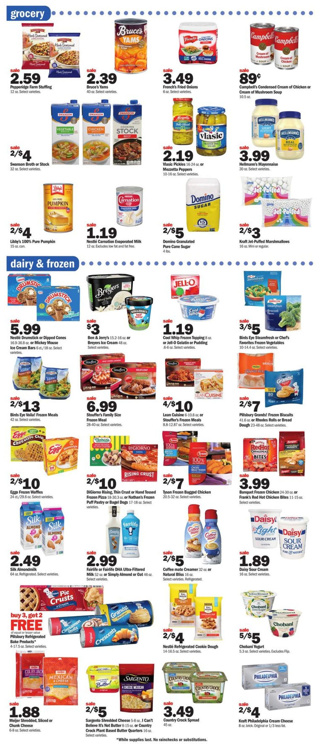 Catalogue Meijer THANKSGIVING 2021 from 11/21/2021