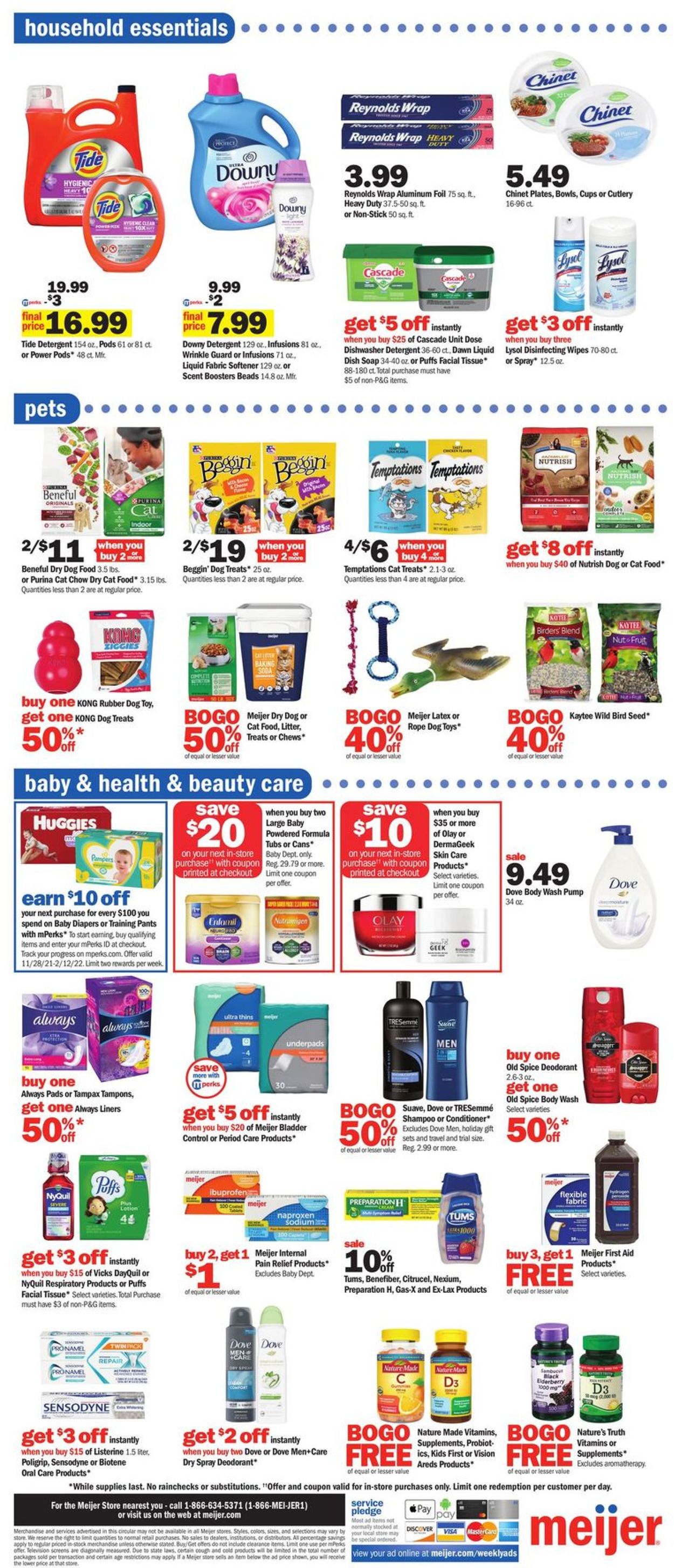 Catalogue Meijer HOLIDAY 2021 from 12/19/2021