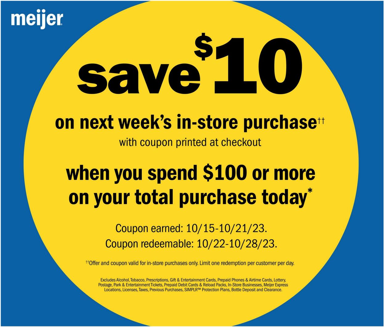 Catalogue Meijer from 10/15/2023