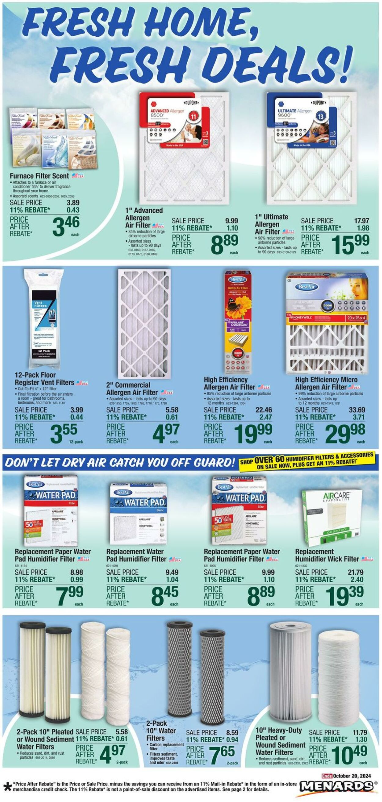 Catalogue Menards from 10/09/2024