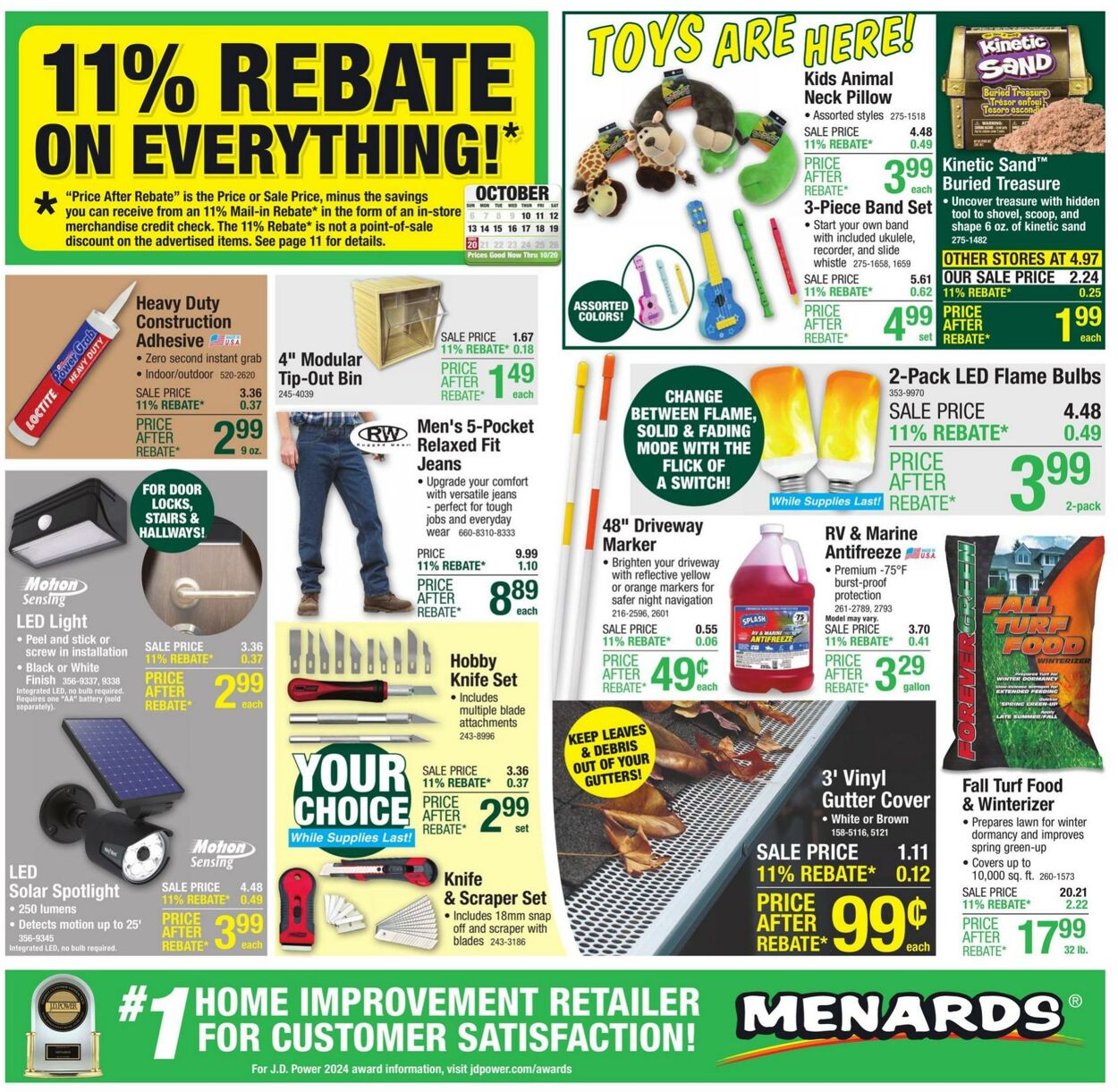 Catalogue Menards from 10/09/2024