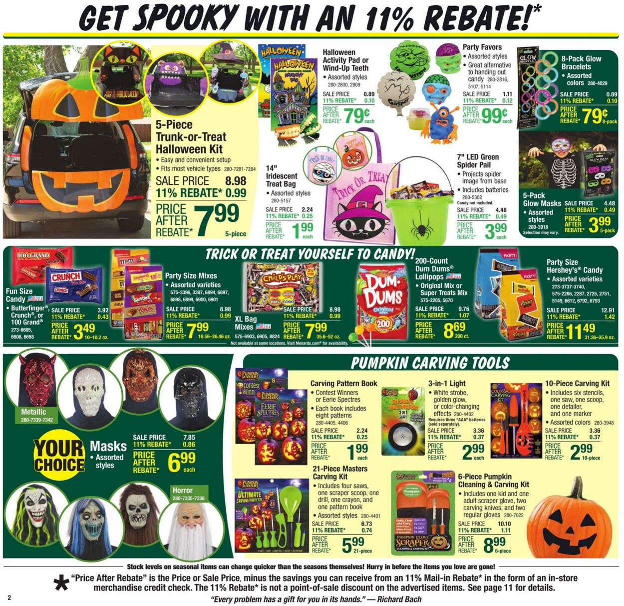 Catalogue Menards from 10/09/2024