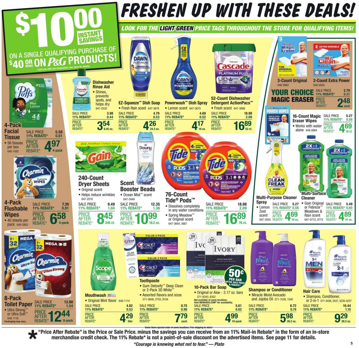 Catalogue Menards from 10/09/2024