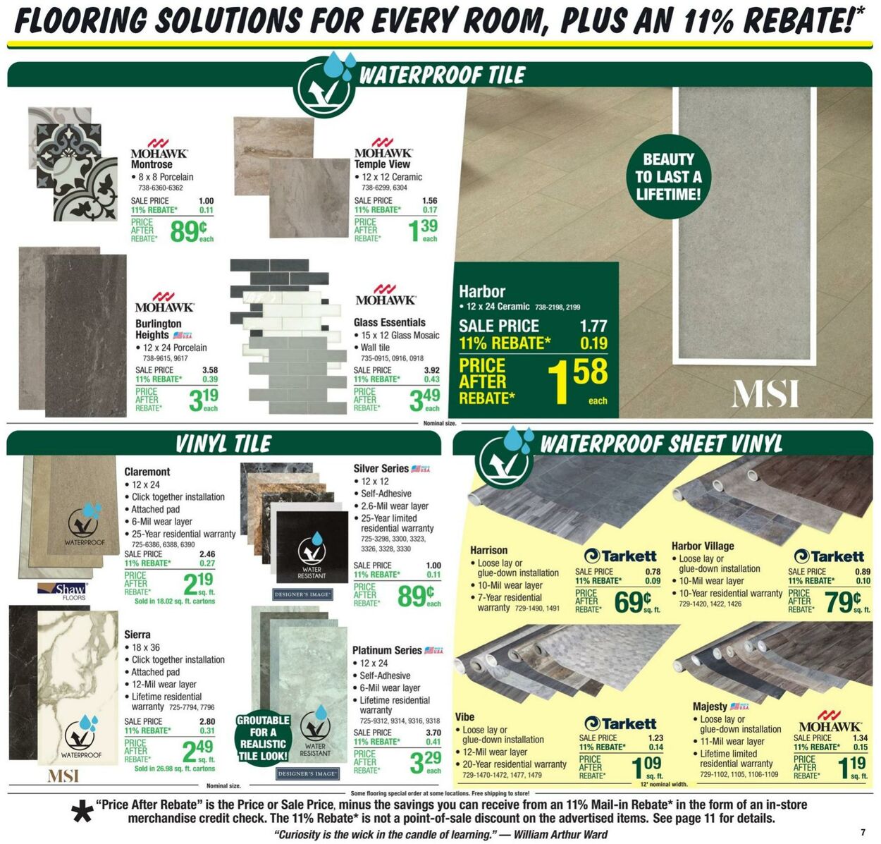 Catalogue Menards from 10/09/2024