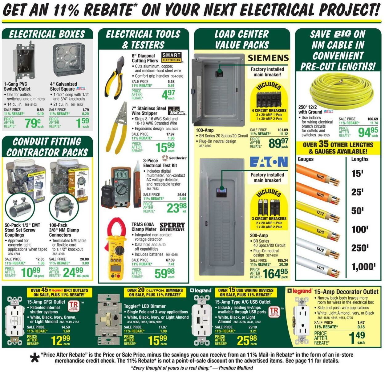 Catalogue Menards from 10/09/2024