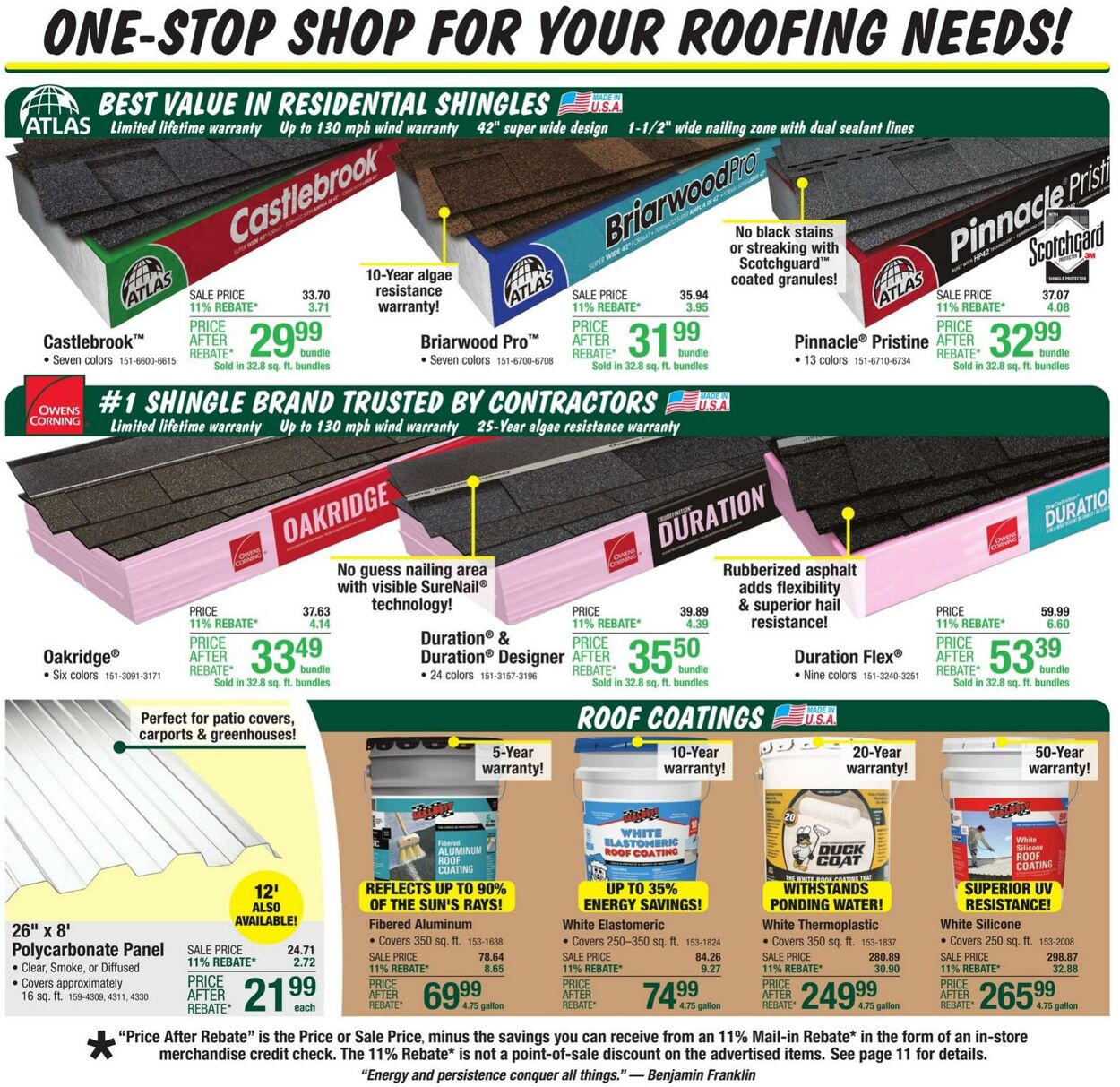 Catalogue Menards from 10/09/2024