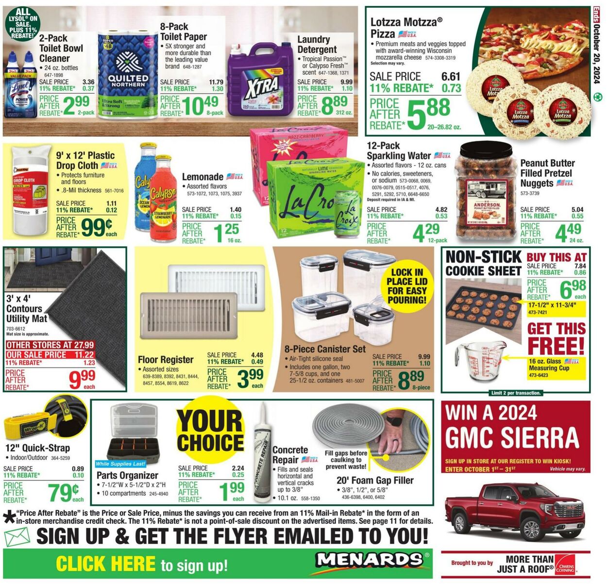 Catalogue Menards from 10/09/2024