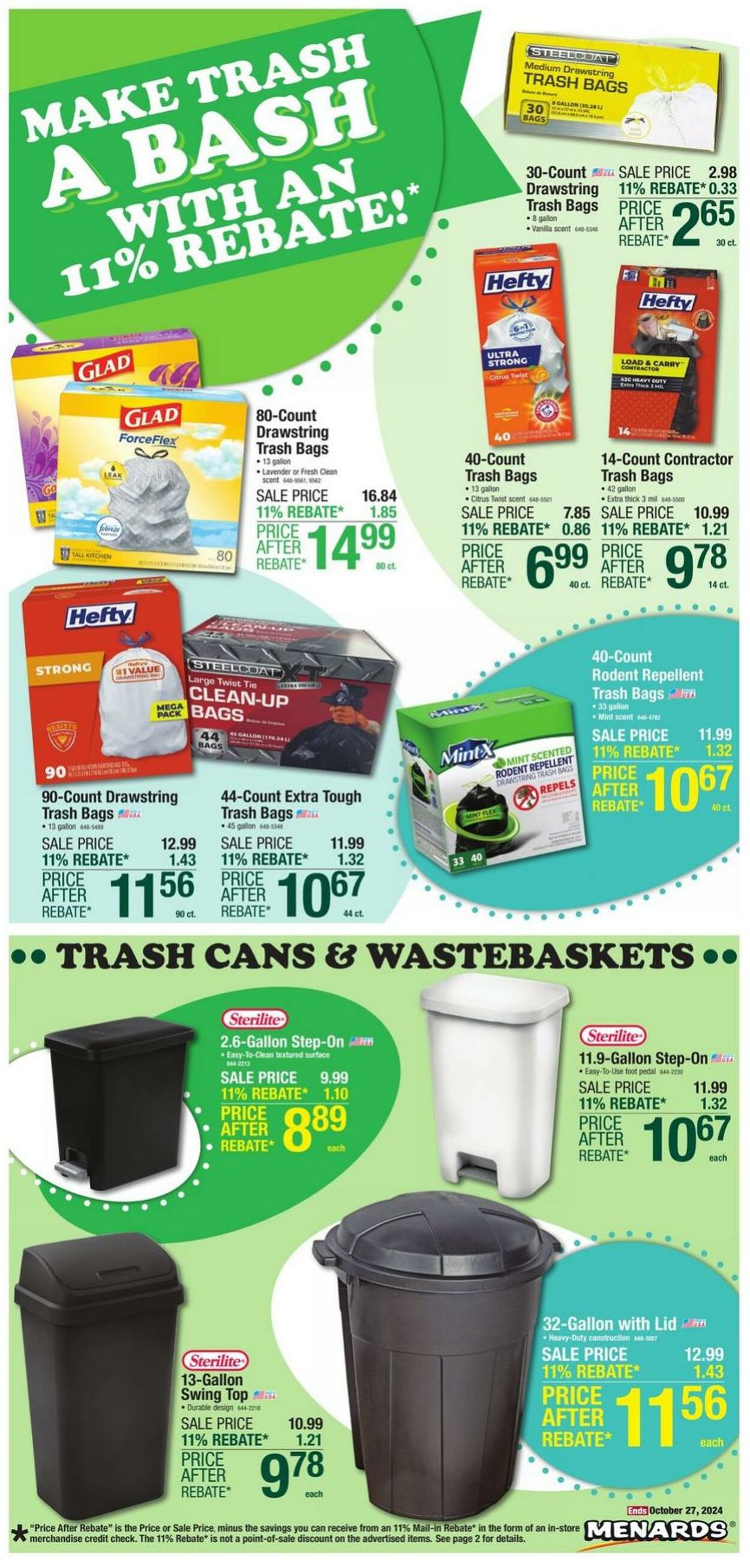 Catalogue Menards from 10/16/2024