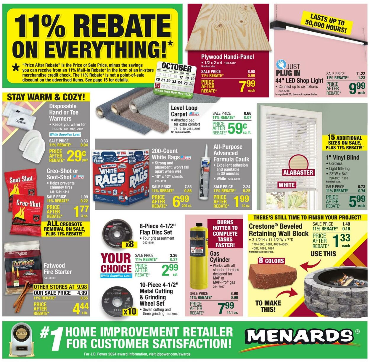 Catalogue Menards from 10/16/2024