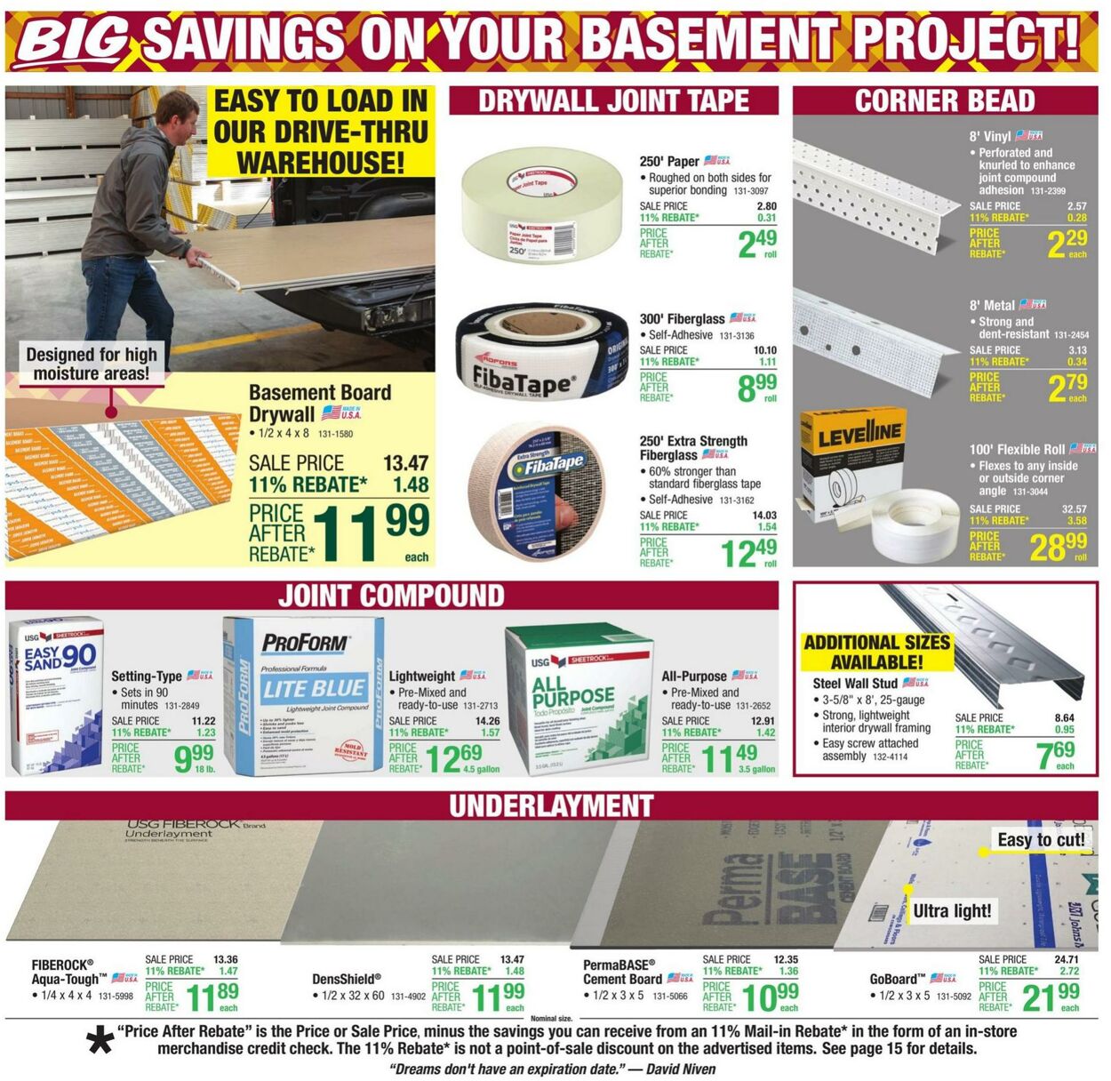 Catalogue Menards from 10/16/2024