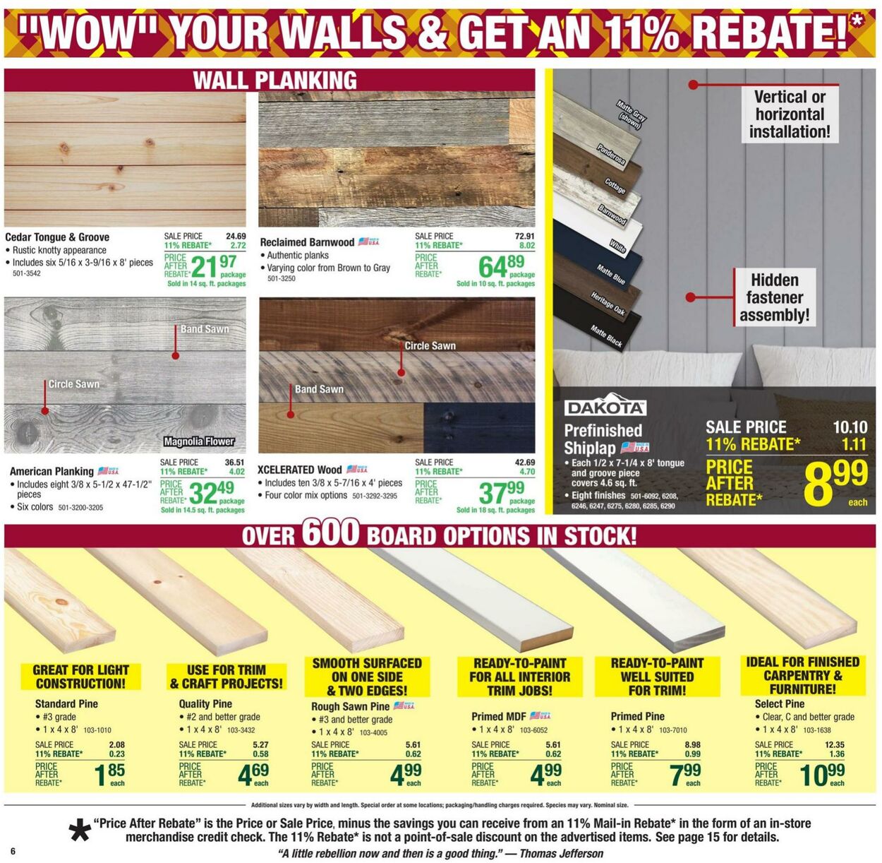 Catalogue Menards from 10/16/2024